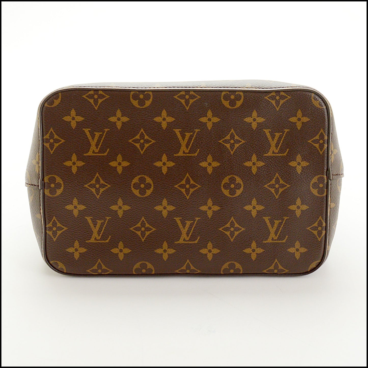 RDC15029 LOUIS VUITTON Black Leather Monogram Neo Noe MM Bag