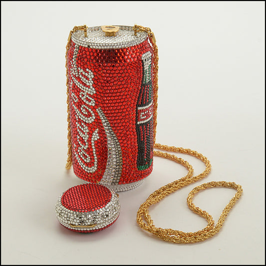 RDC15244 KATHRINE BAUMANN Red Coca Cola Can Minaudiere and Coke Pillbox