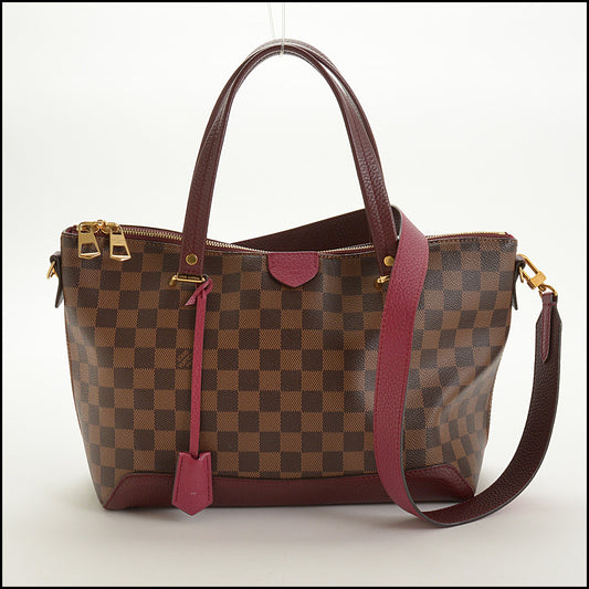 RDC15662 LOUIS VUITTON 2017 Damier Ebene Hyde Park Bag