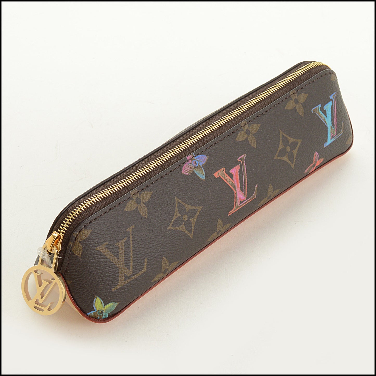 RDC15356 LOUIS VUITTON '24 Brown LV Monogram Art & Craft Elizabeth Pencil Pouch