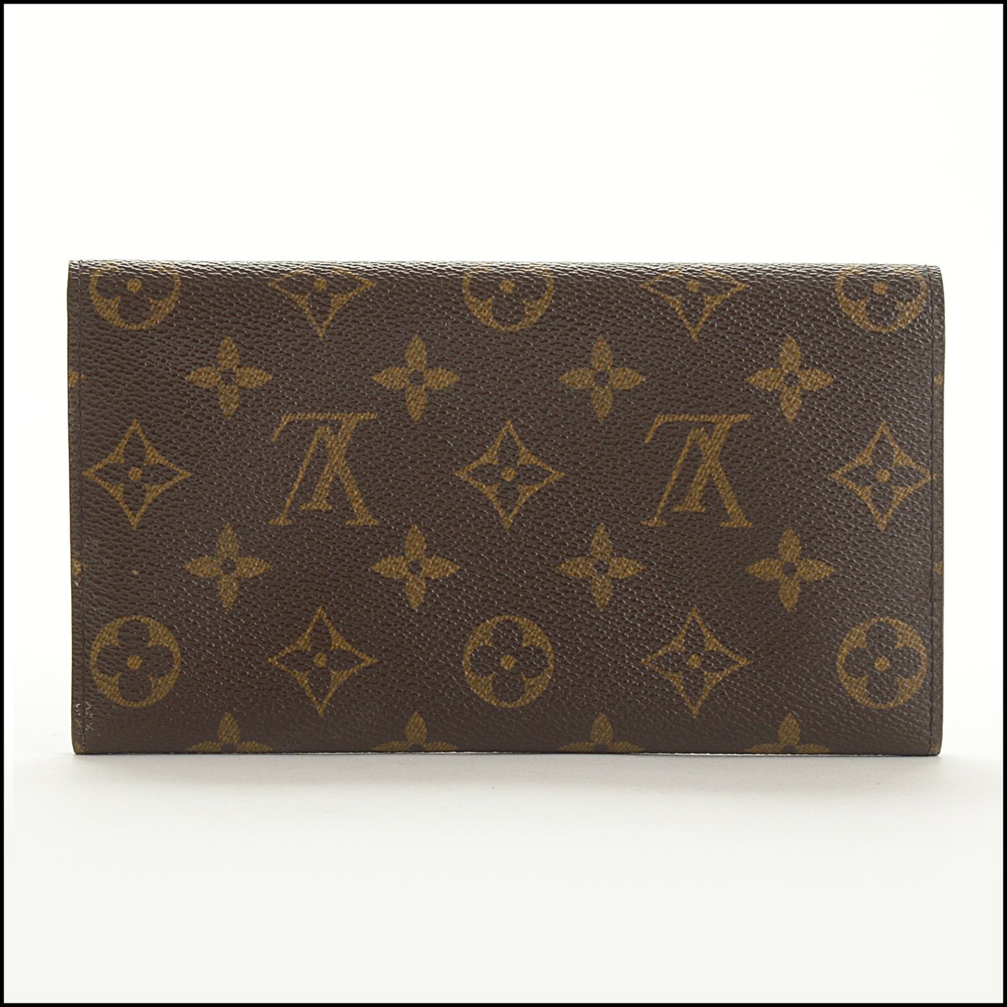 RDC15444 LOUIS VUITTON Brown Monogram Canvas Sarah Wallet