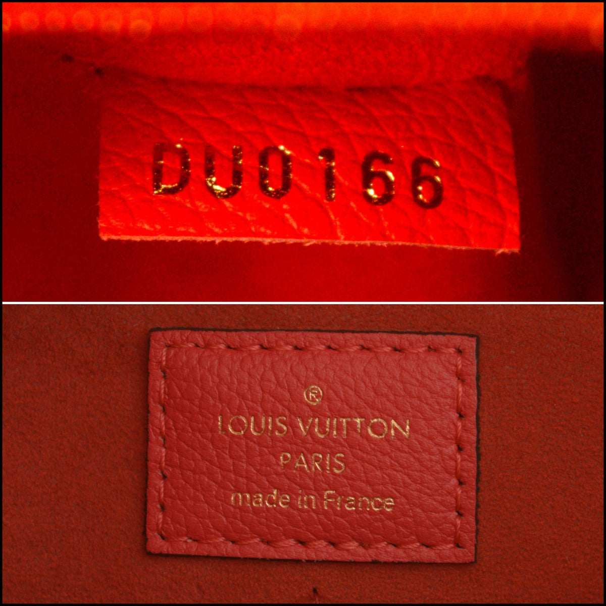 RDC15696 LOUIS VUITTON 2016 Monogram/Red Kimono Poppy Tote Bag
