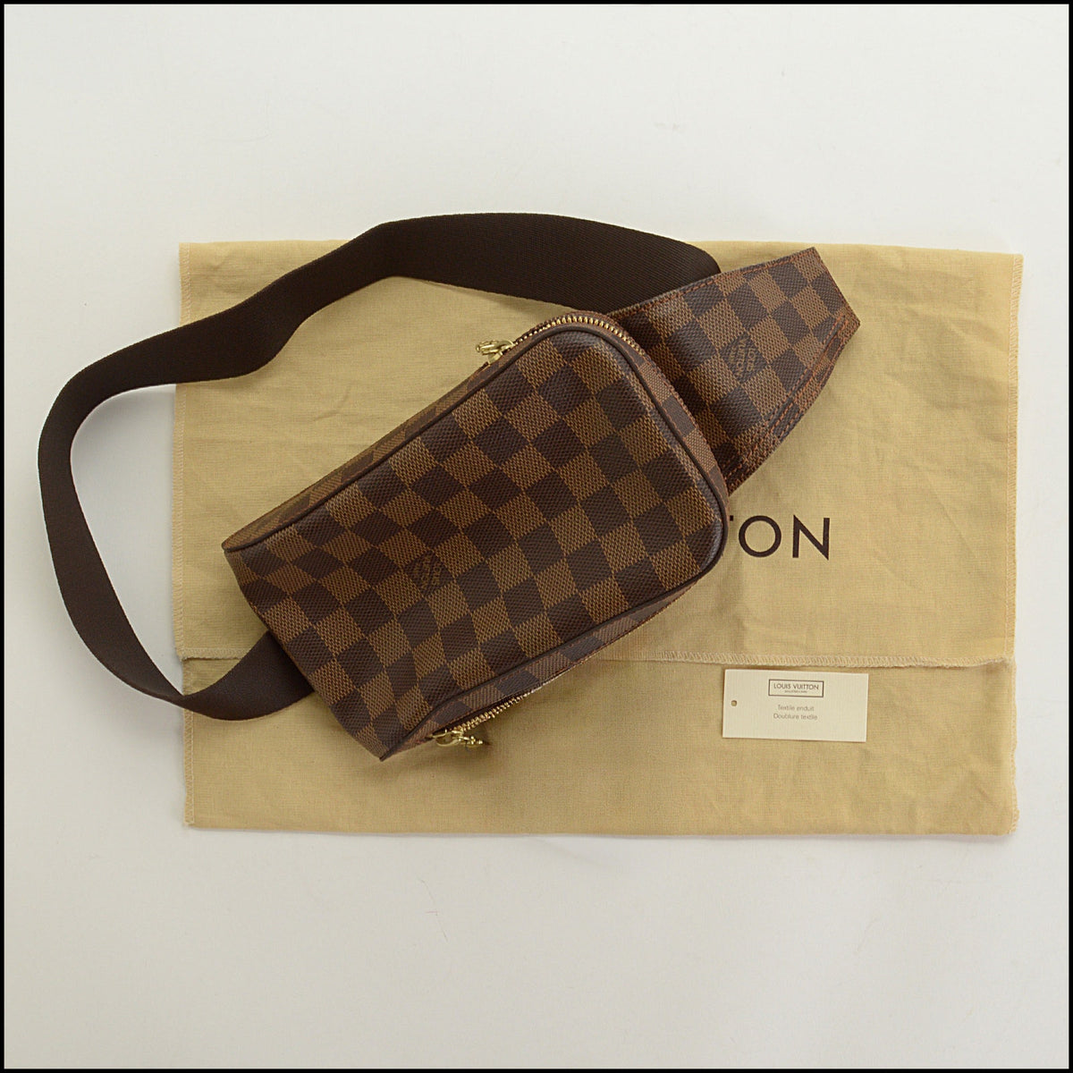 RDC15691 LOUIS VUITTON Damier Ebene Geronimos Crossbody Bag