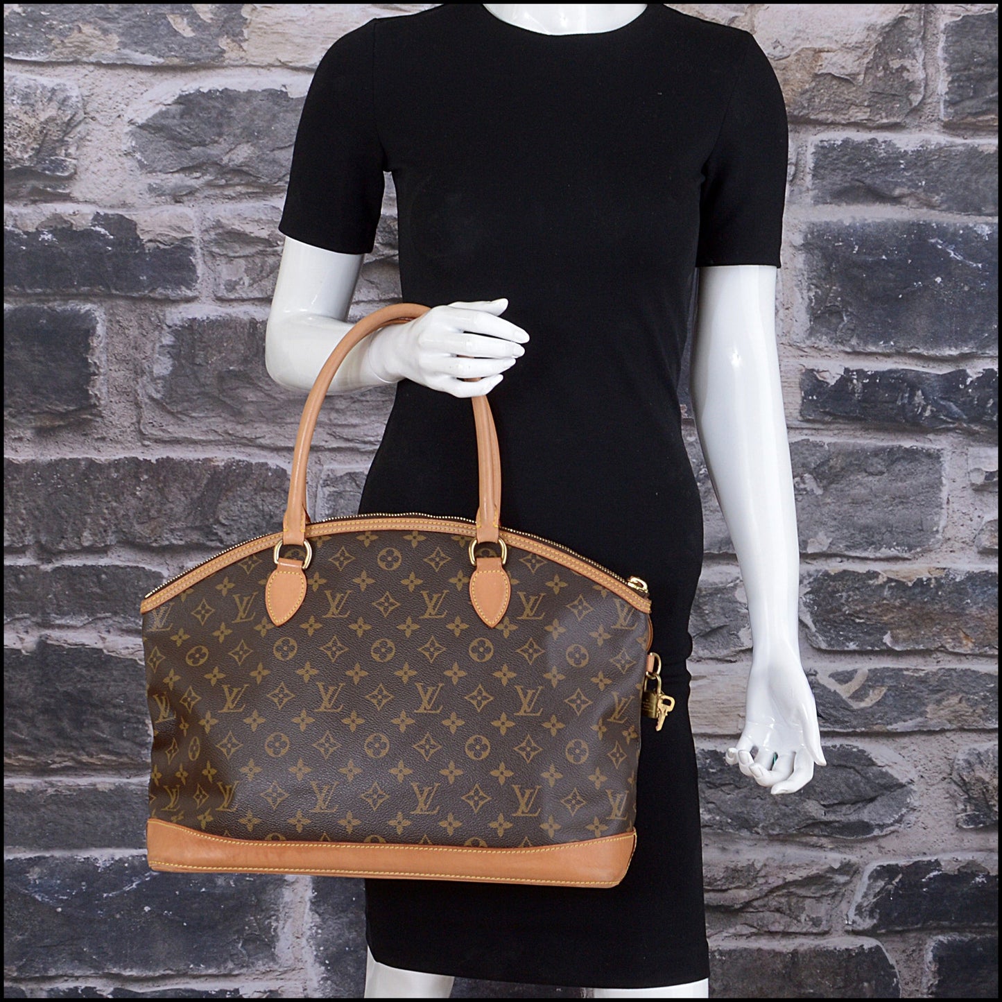 RDC15037 LOUIS VUITTON '06 LV Monogram Lockit Horizontal Bag