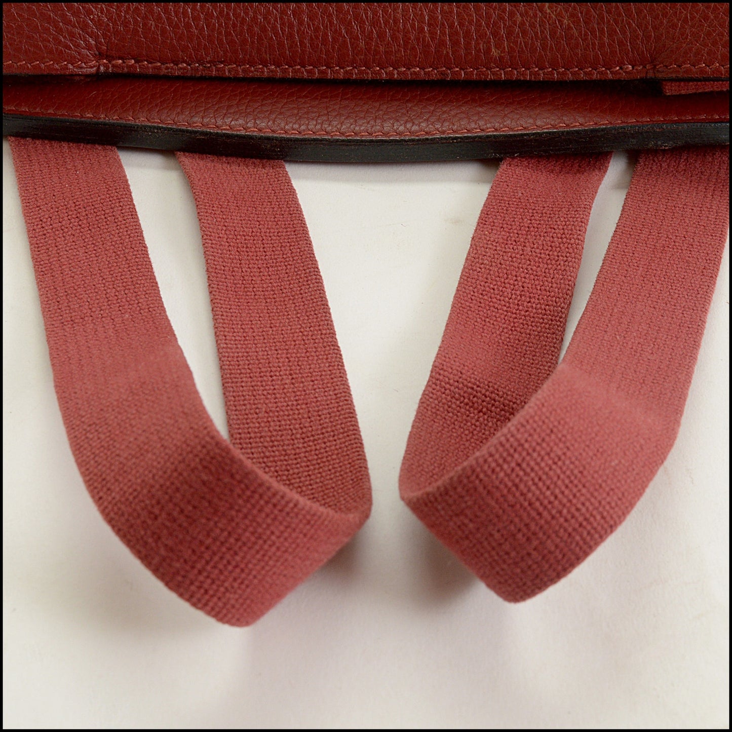 RDC15182 HERMES 2000 Red Leather Sherpa Backpack