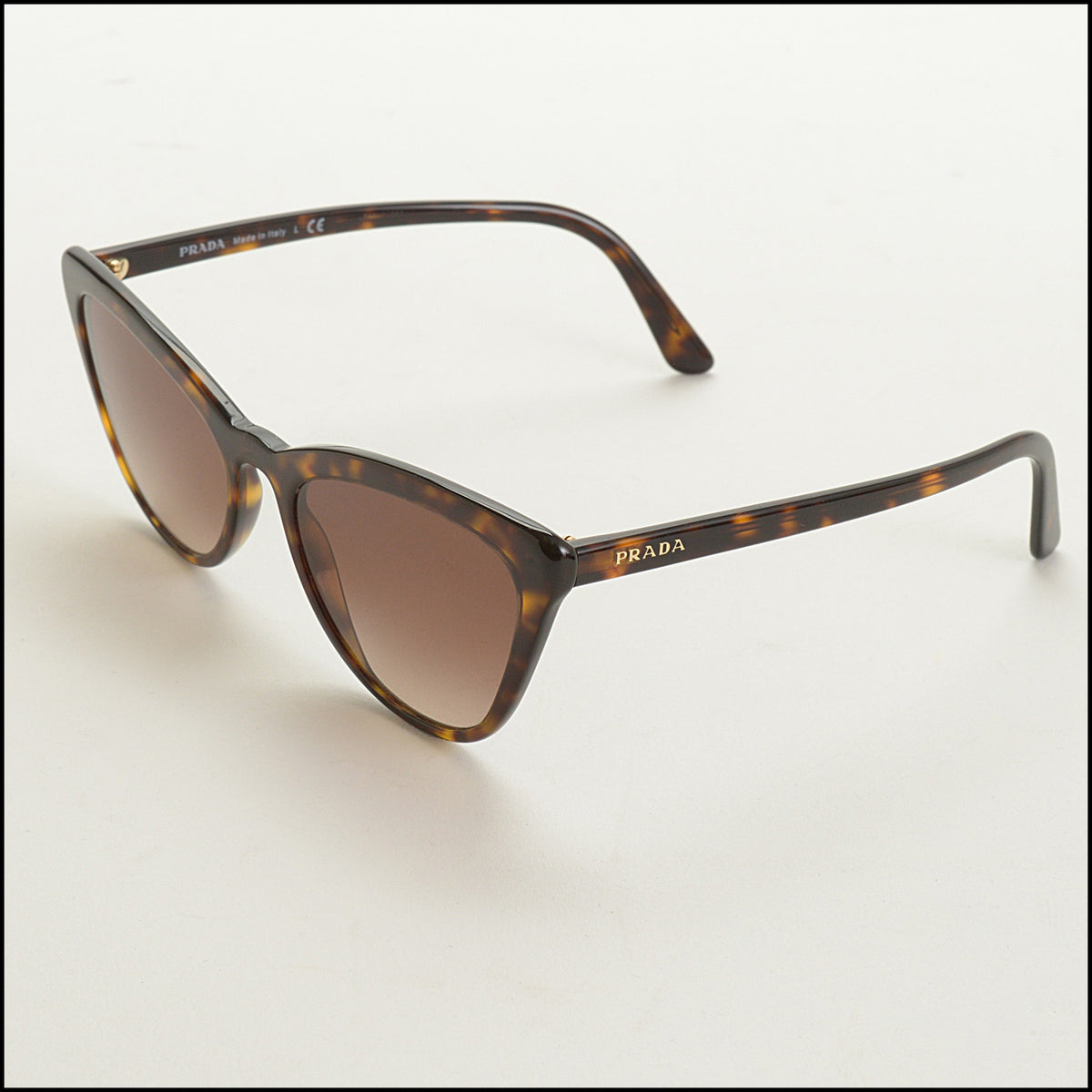 RDC15683 PRADA Brown/Gold/Black Tortoiseshell Sunglasses SPR0IV