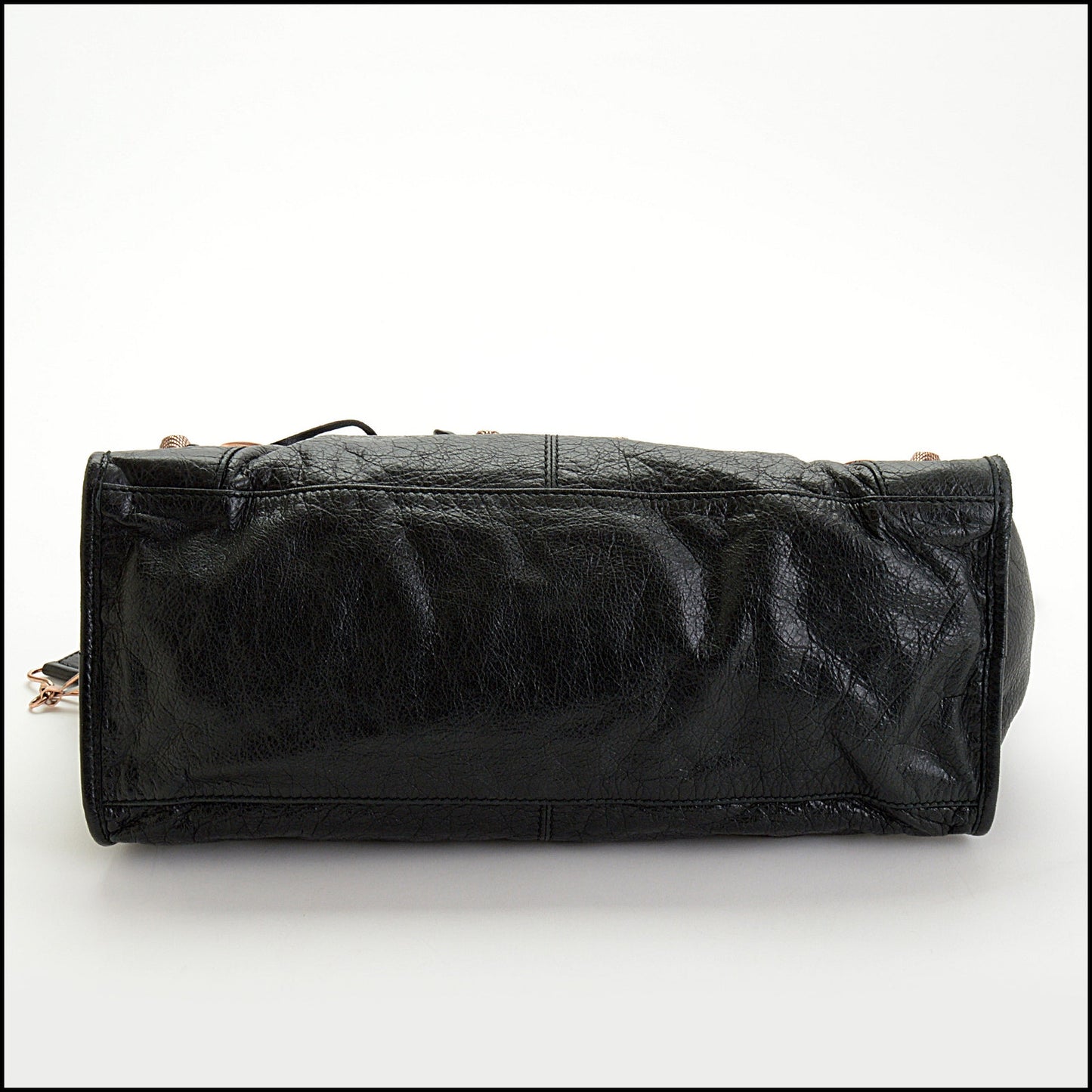RDC14508 BALENCIAGA Black 21 Giant Rose Gold Hardware Part Time Bag