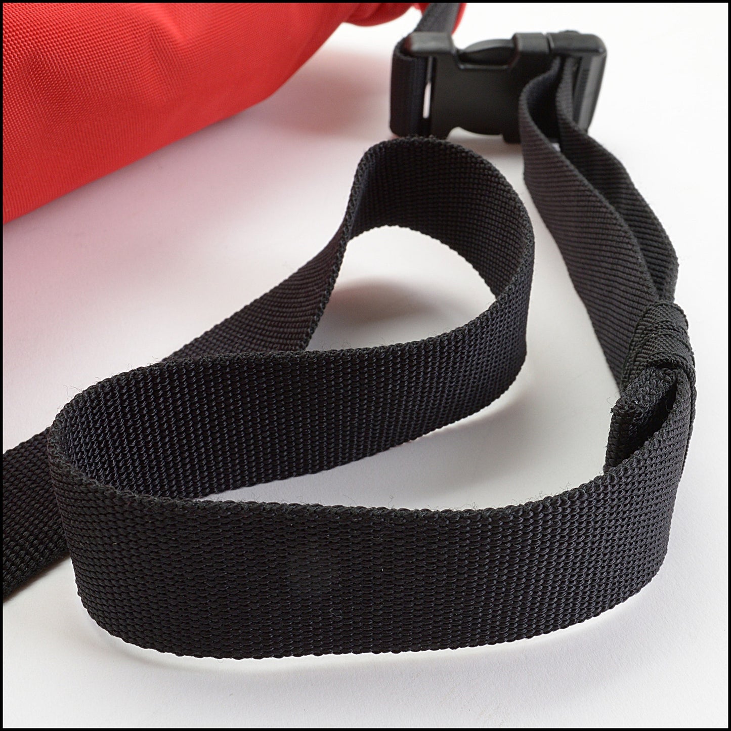 RDC14141 Authentic BALENCIAGA Red Nylon Explorer Belt Bag