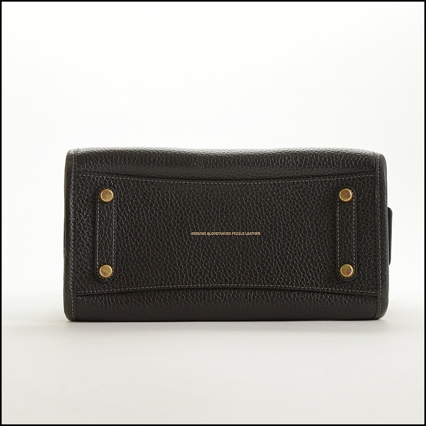 RDC15517 COACH Black Pebbled Leather Rogue 25 Bag