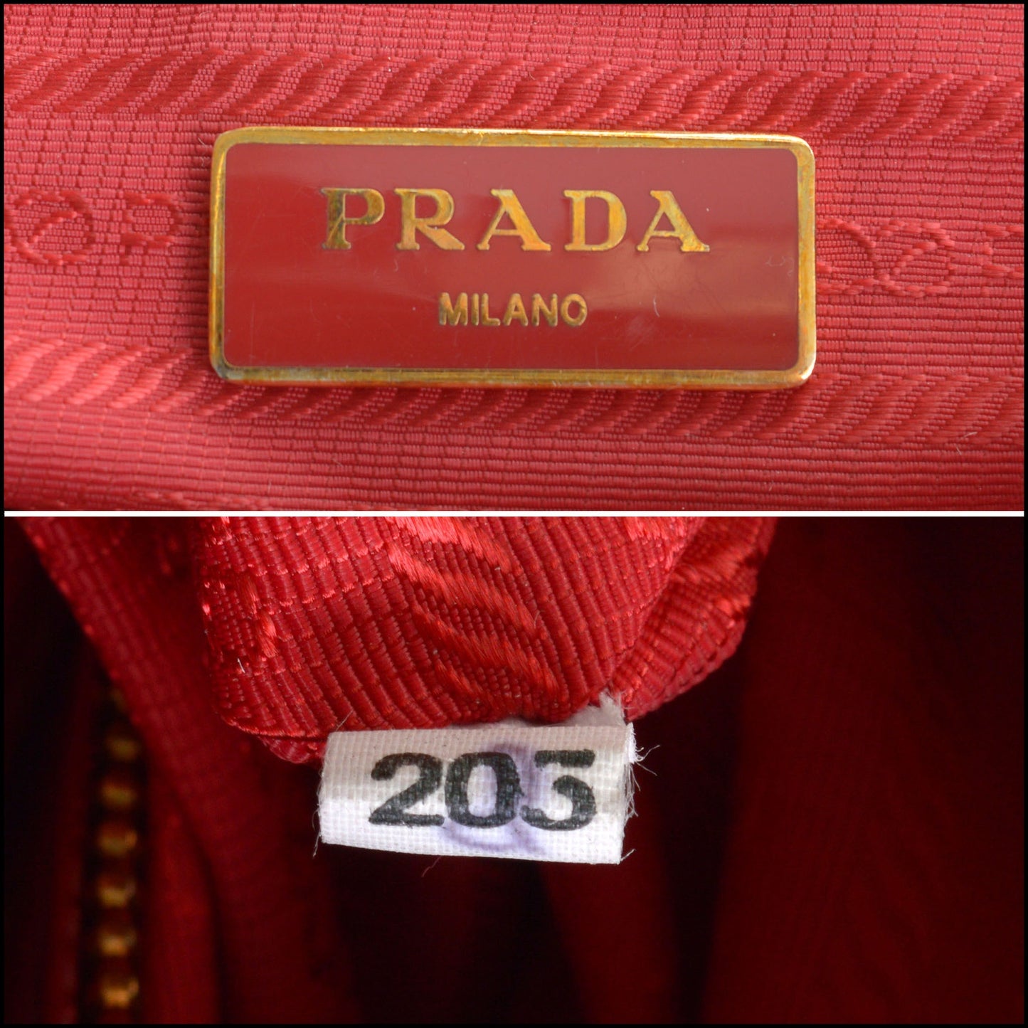 RDC14814 PRADA 2015 Fuoco Red Saffiano Lux Leather Shopping Tote Bag