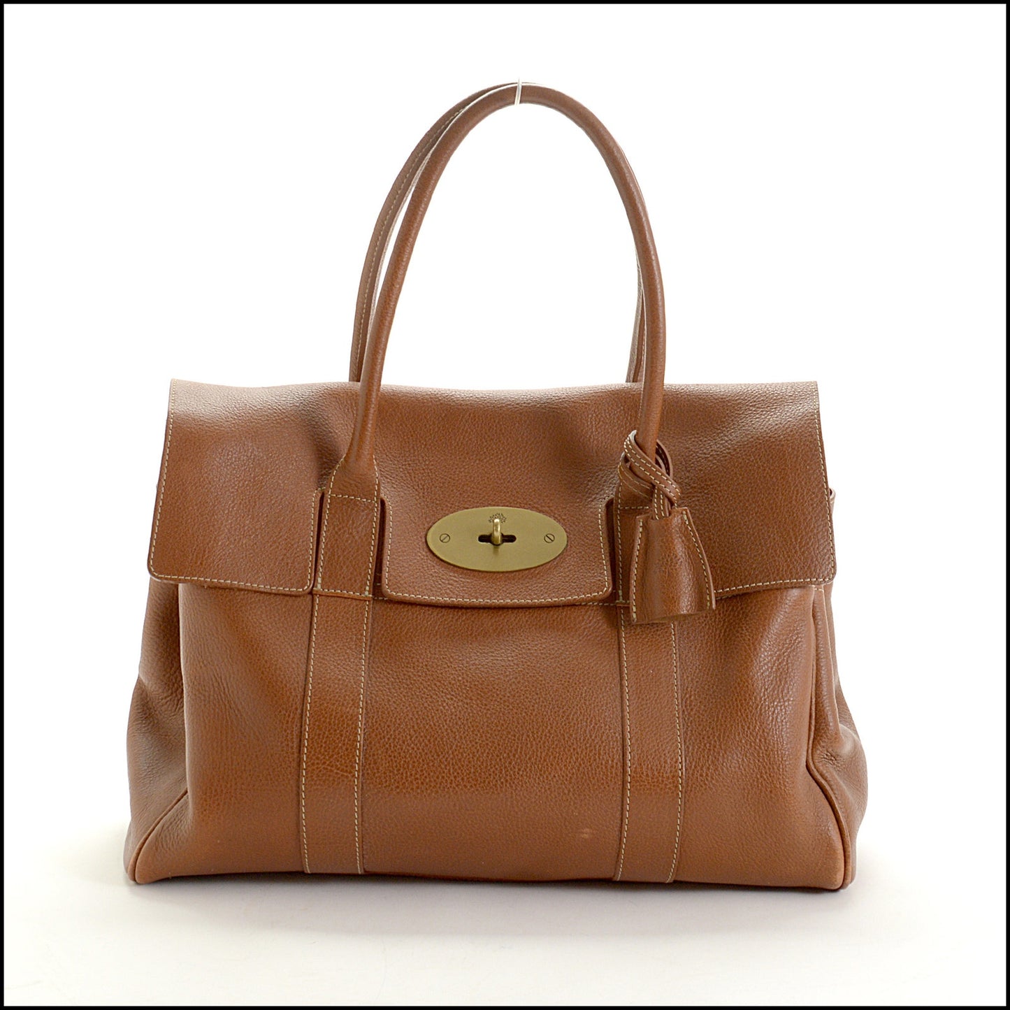 RDC15071 MULBERRY Oak Brown Leather Bayswater Bag
