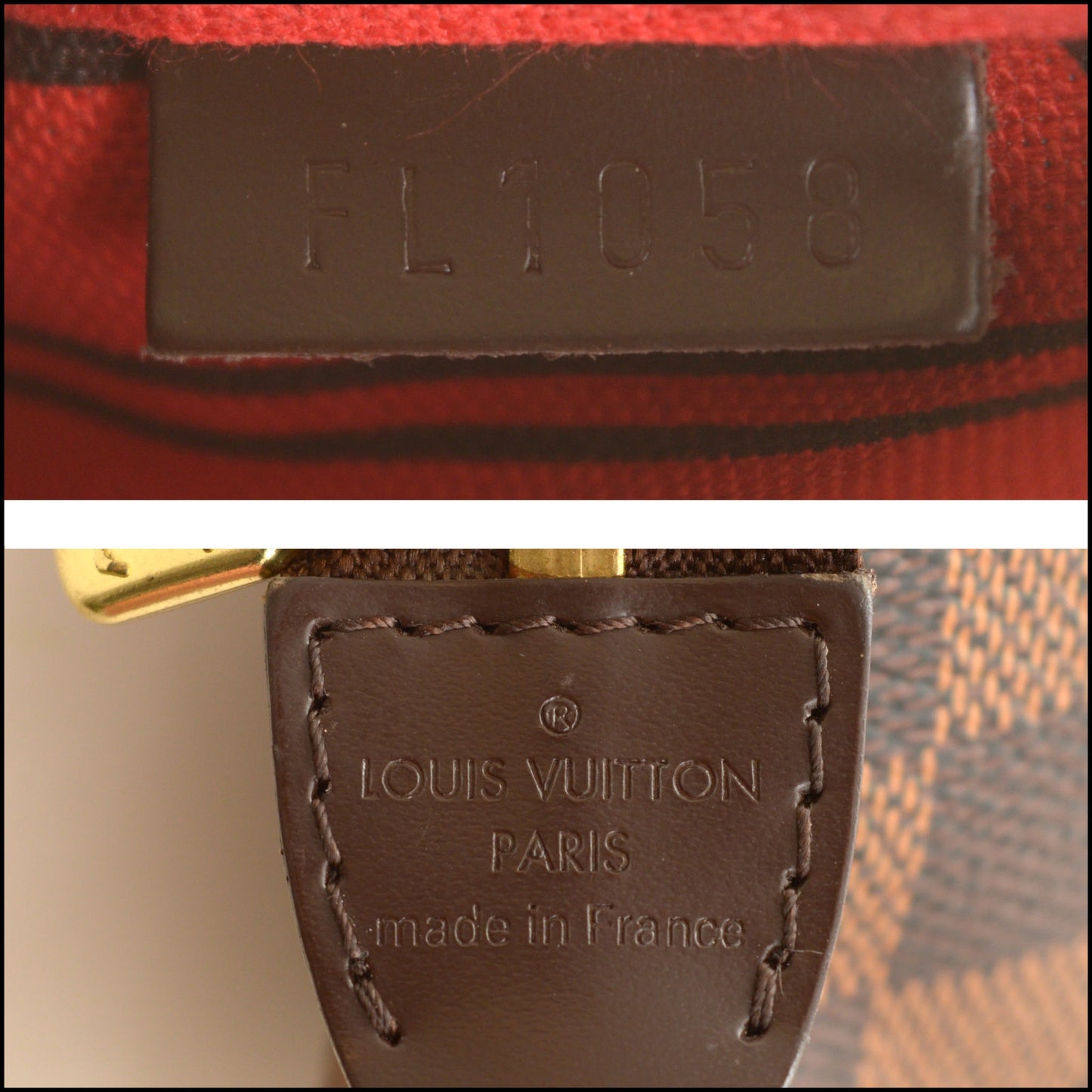 RDC15602 LOUIS VUITTON '08 Damier Ebene "Trunks & Bags" Mini Pouch
