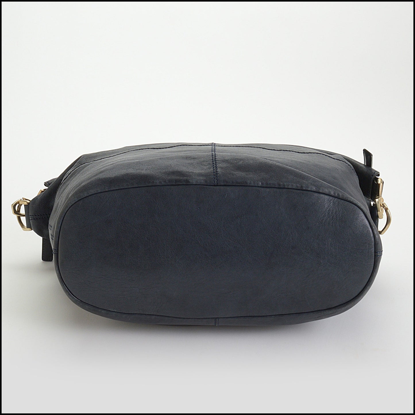 RDC14307 Authentic GIVENCHY Navy Blue Leather Medium Nightingale Bag