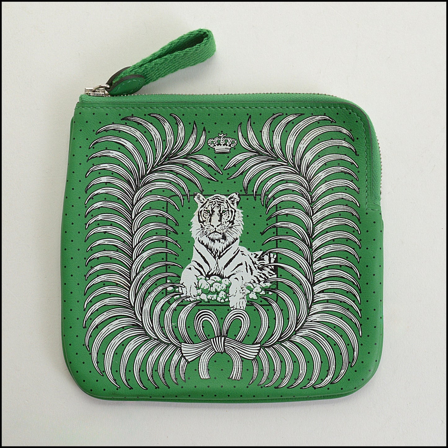 RDC14894 HERMES '20 Bamboo Swift "Tigre Royal Bandana" Carre Pocket Pouch
