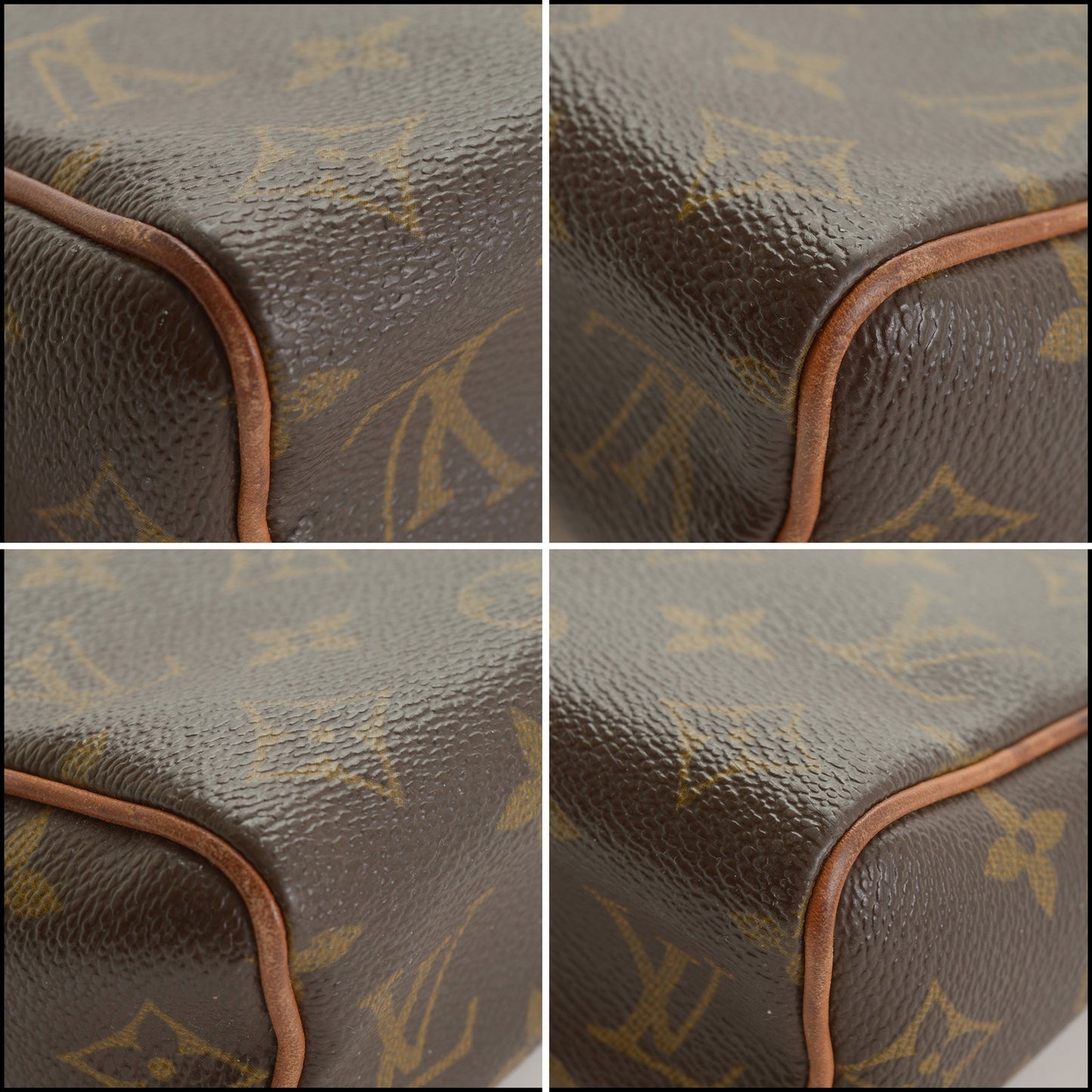 RDC15390 LOUIS VUITTON '02 Brown LV Monogram Recital Bag