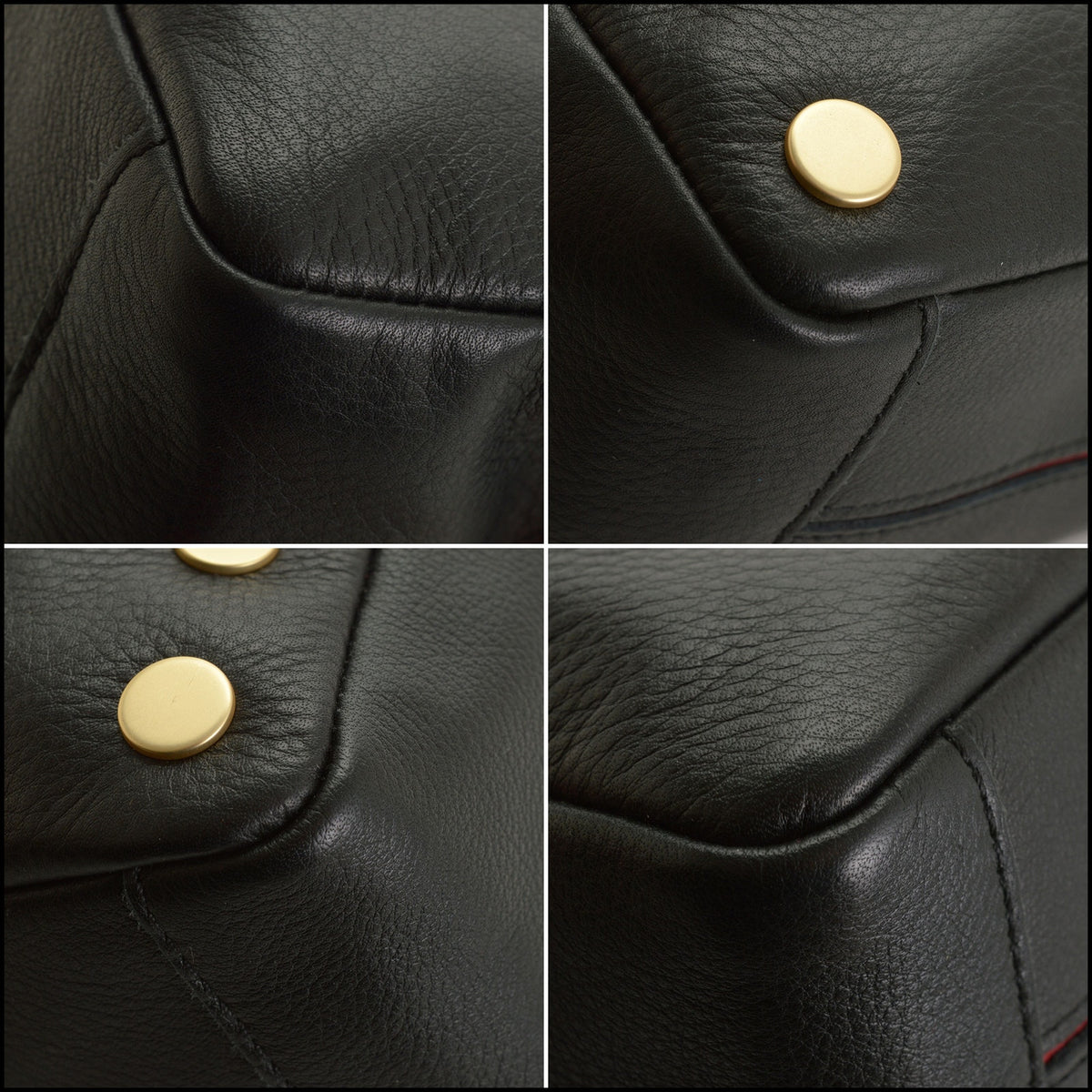 RDC15714 HAMMITT Black Leather Evan Crossbody Bag