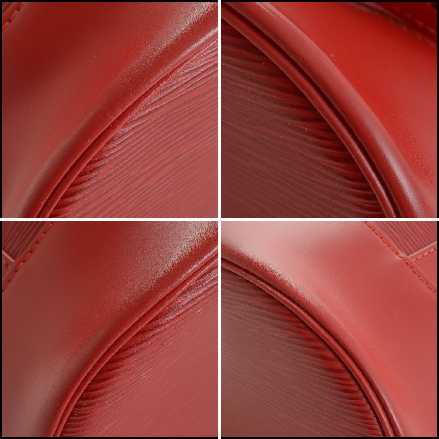 RDC15337 LOUIS VUITTON '97 Red Epi Leather Randonee Sling Bag