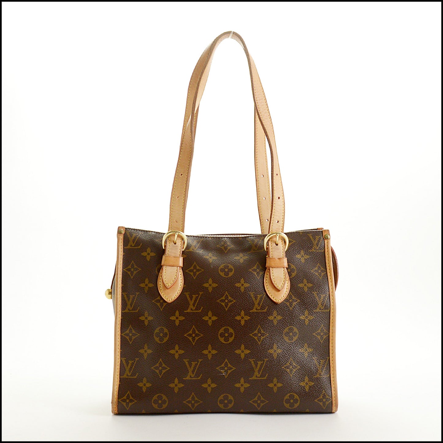 RDC15523 LOUIS VUITTON 2005 Brown LV Monogram Canvas Popincourt Haut Bag
