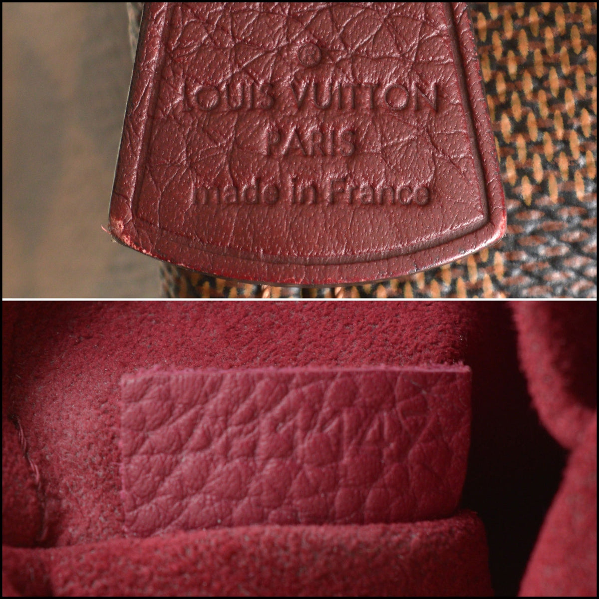 RDC15662 LOUIS VUITTON 2017 Damier Ebene Hyde Park Bag