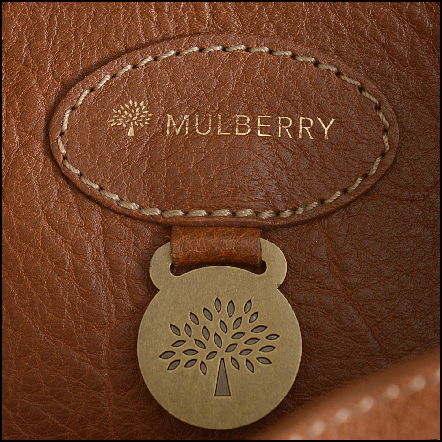 RDC15071 MULBERRY Oak Brown Leather Bayswater Bag