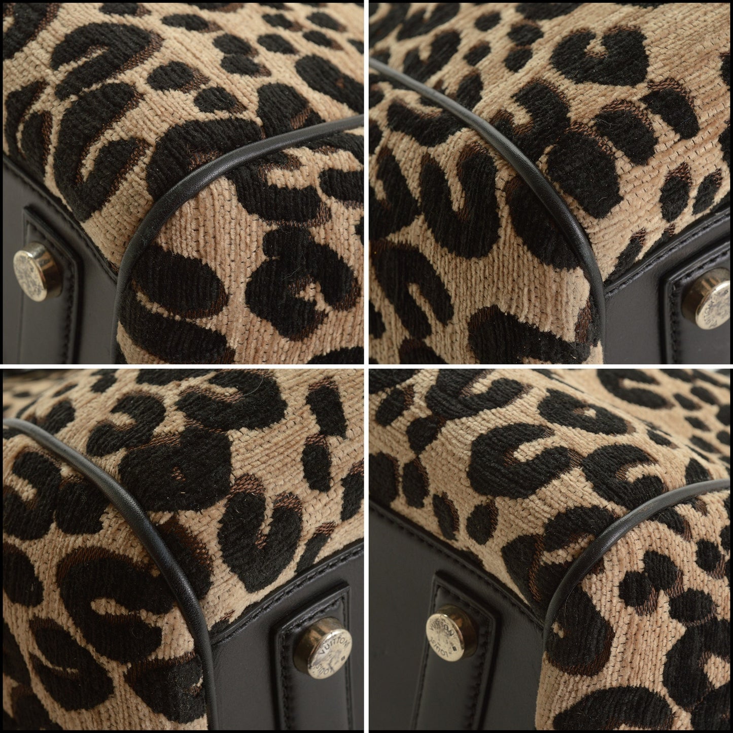RDC15508 LOUIS VUITTON 2012-13 F/W LE Stephen Sprouse Leopard North/South Bag