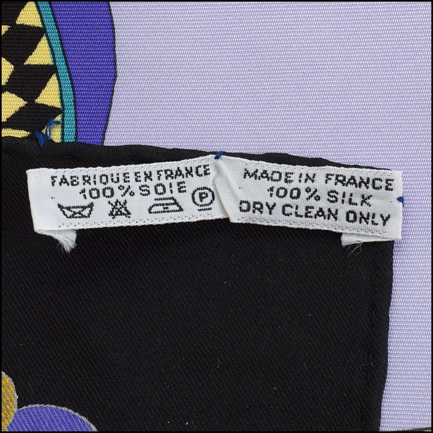 RDC14864 HERMES Vintage Circus Theme Silk Scarf