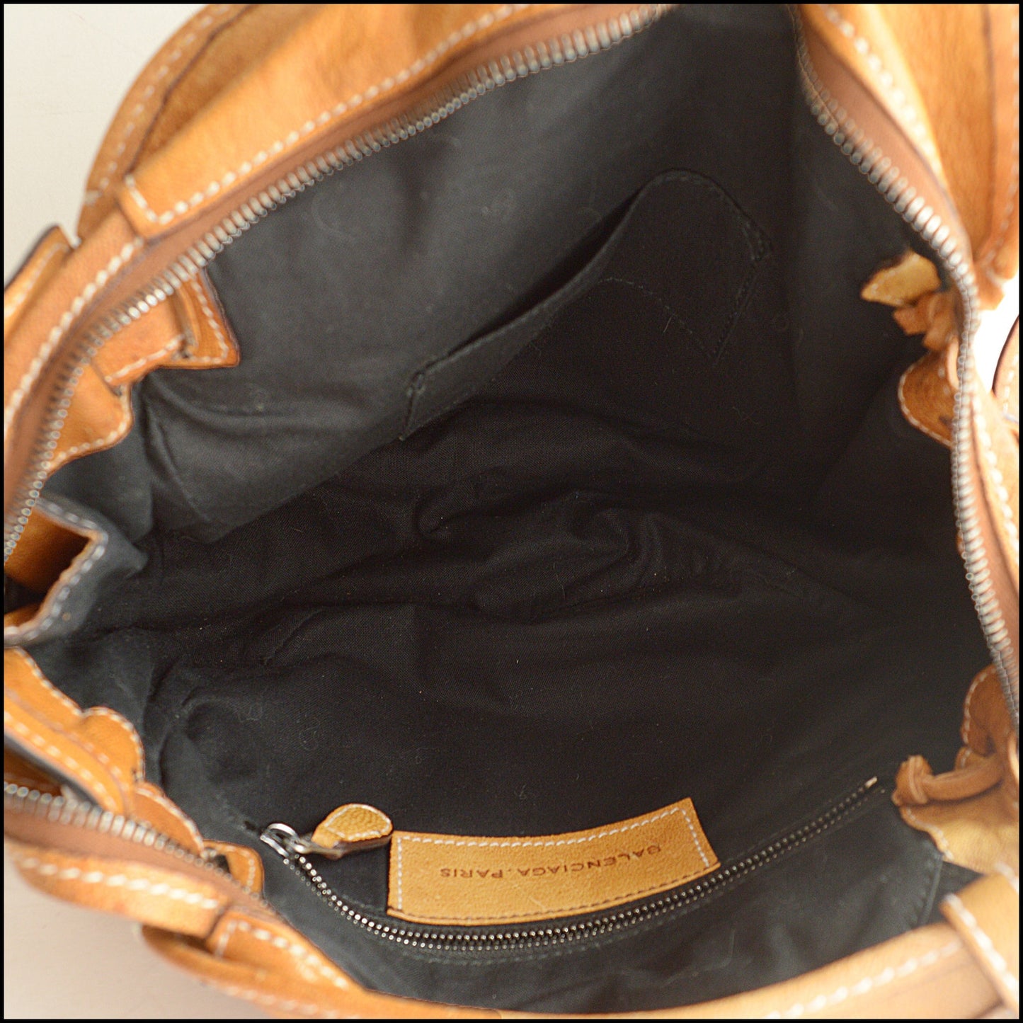 RDC15344 BALENCIAGA '04 Camelskin Aviator Helmet Bag with Lizard Planet Pouch