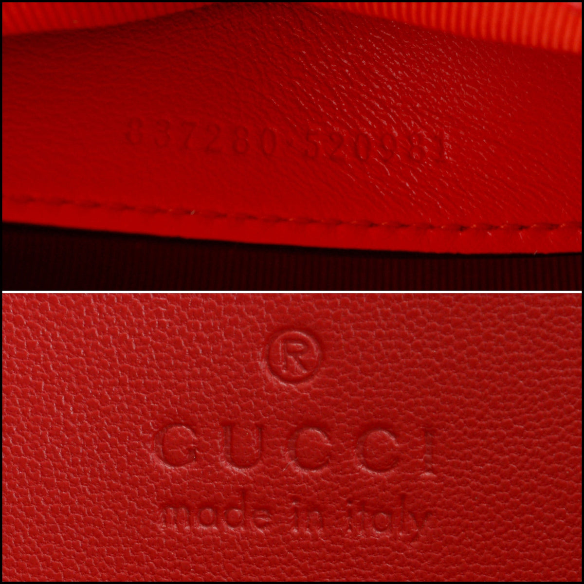 RDC15644 GUCCI Red Matalasse Leather GG Marmont Small Shoulder Bag