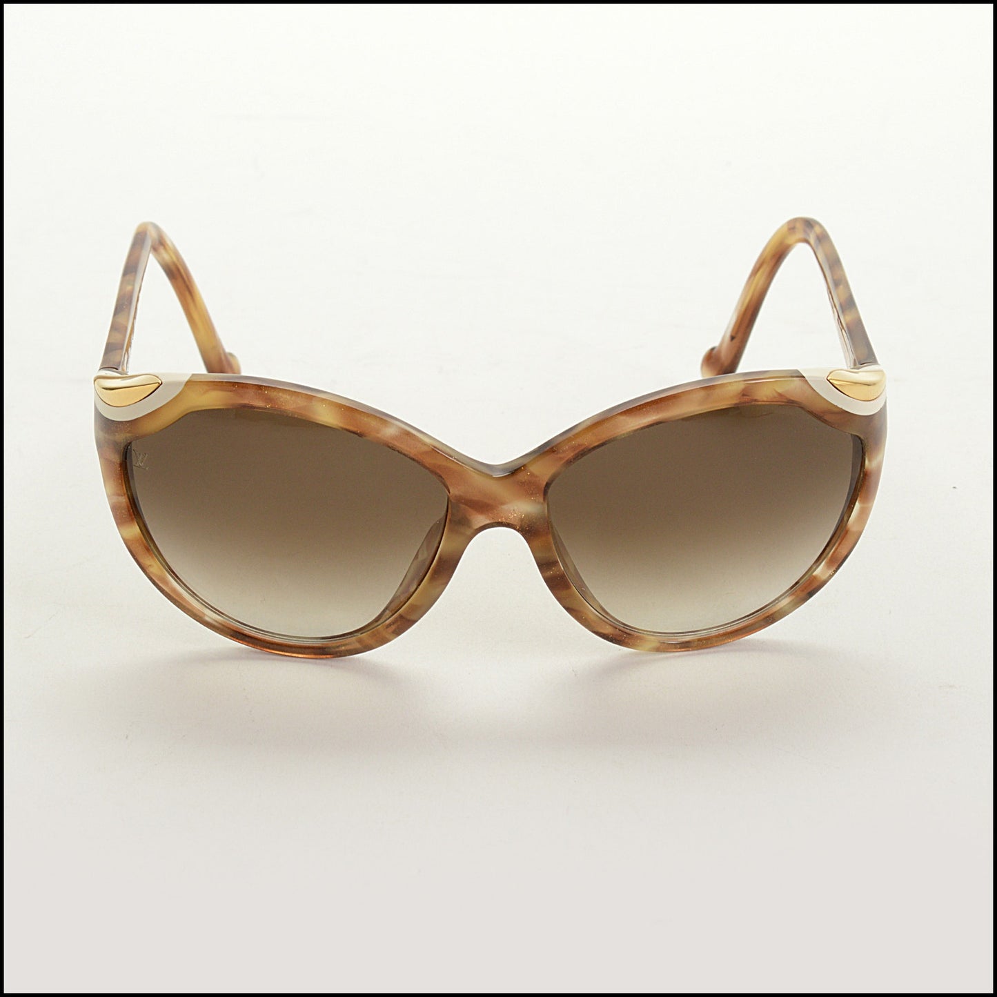 RDC15004 LOUIS VUITTON Honey Tortoise Ivy Cat Sunglasses Z0747E