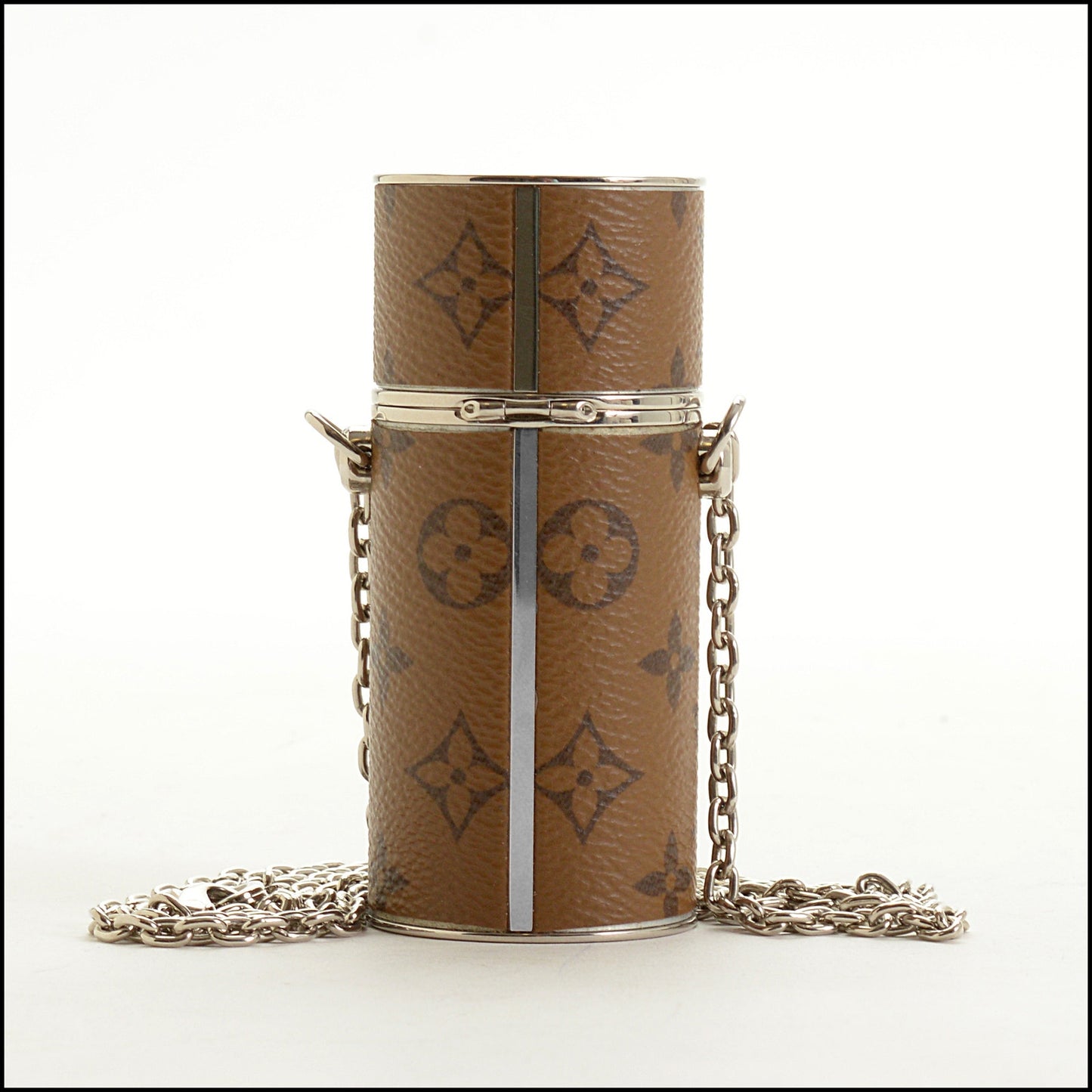 RDC15149 LOUIS VUITTON '19 Brown Reverse Monogram Lipstick Case