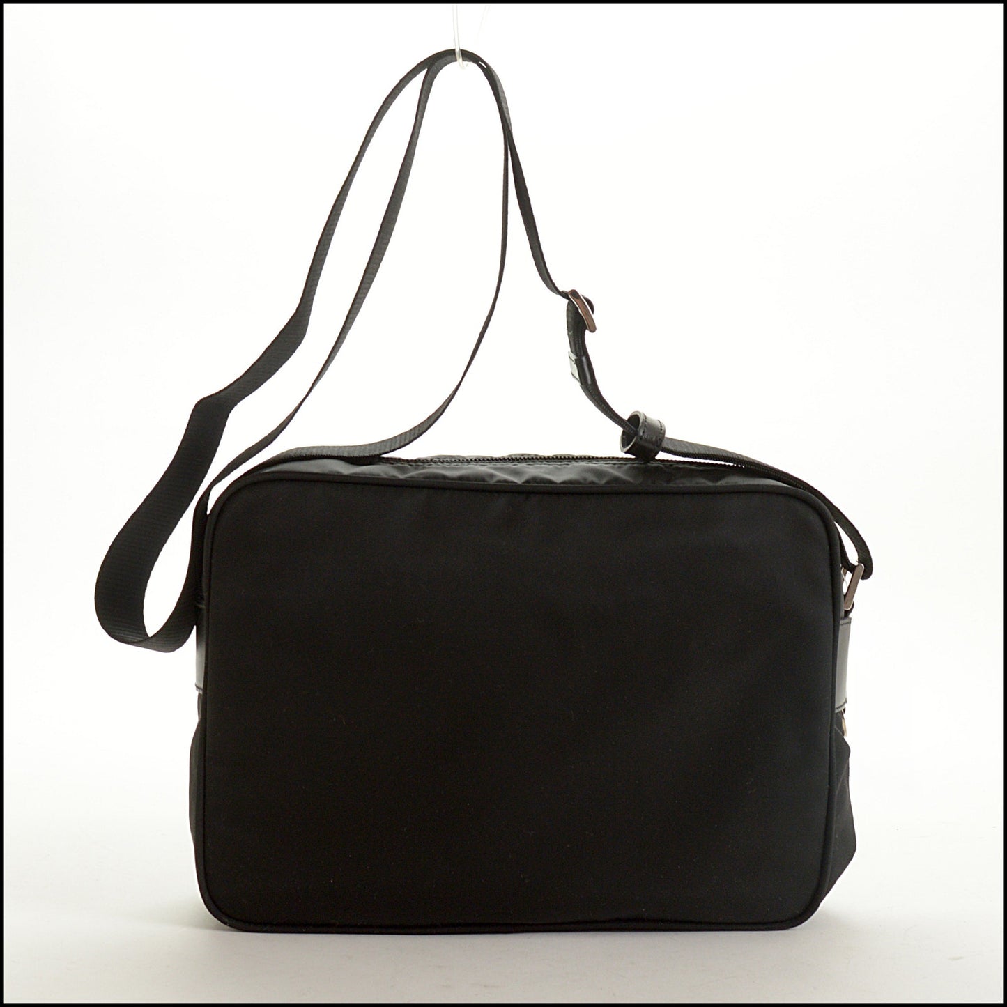 RDC15379 PRADA '10 Black Tessuto Vela Nylon Camera Bag