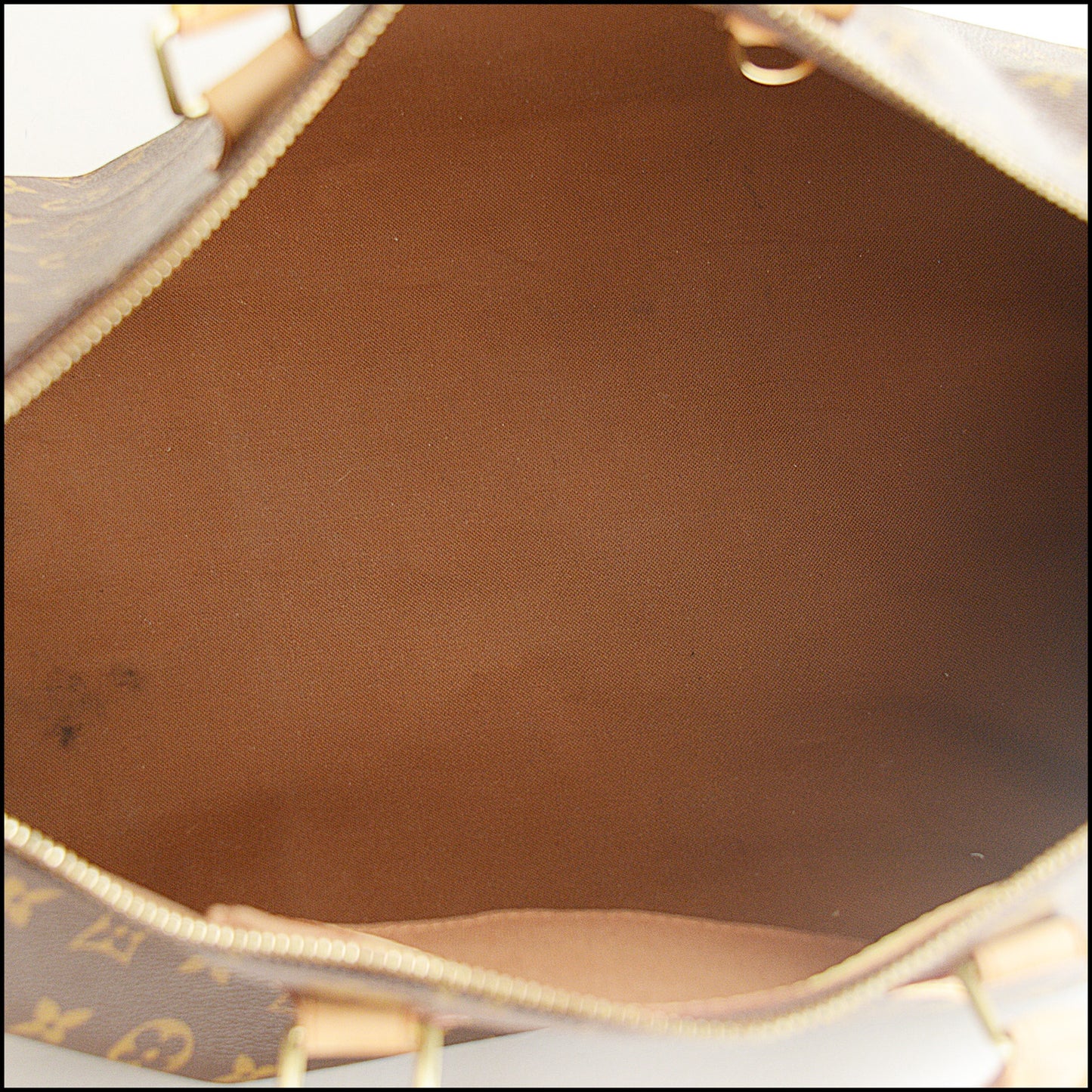 RDC15394 LOUIS VUITTON '10 Brown LV Monogram Canvas Speedy 40