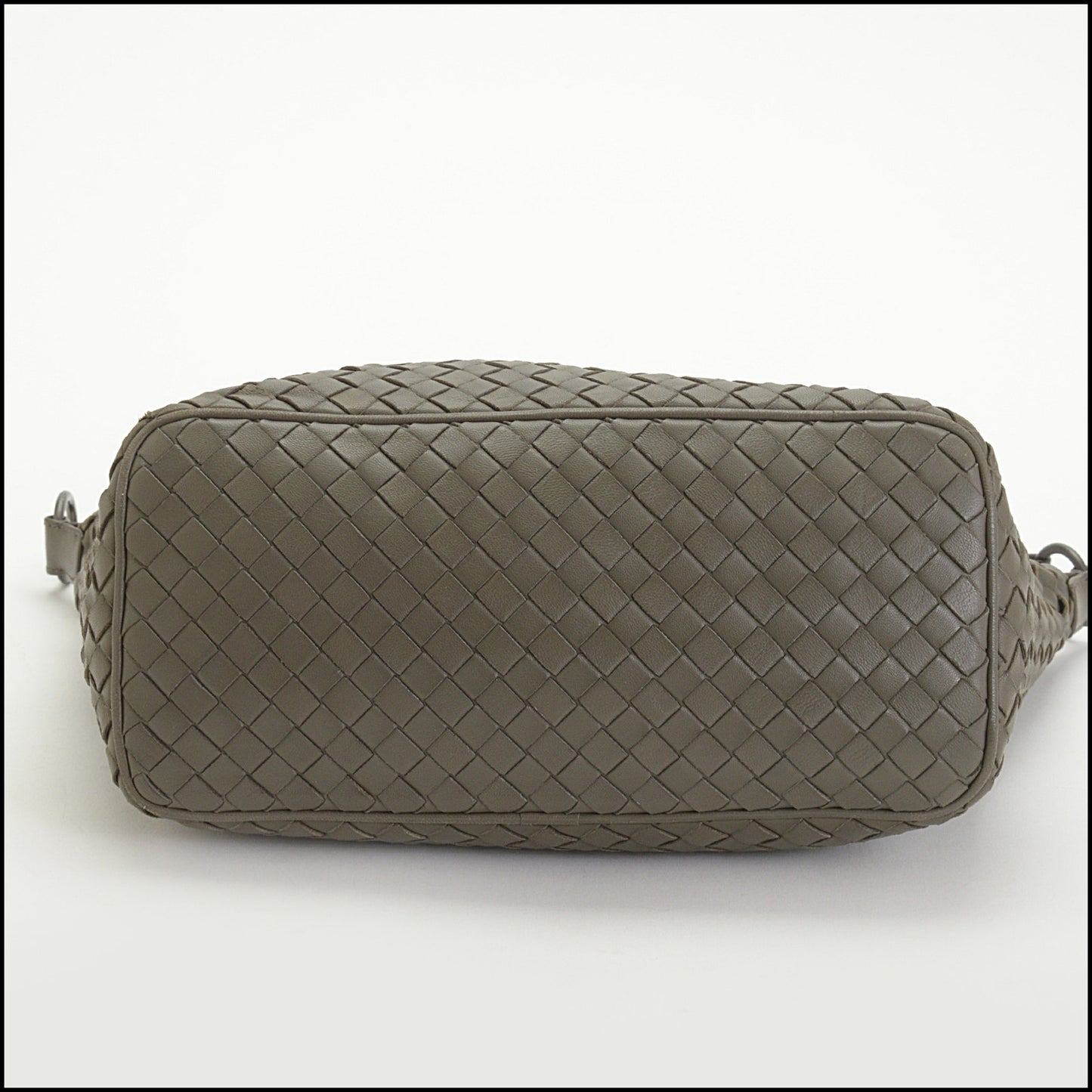 RDC14830 BOTTEGA VENETA Grey Intrecciato Small Shoulder Bag