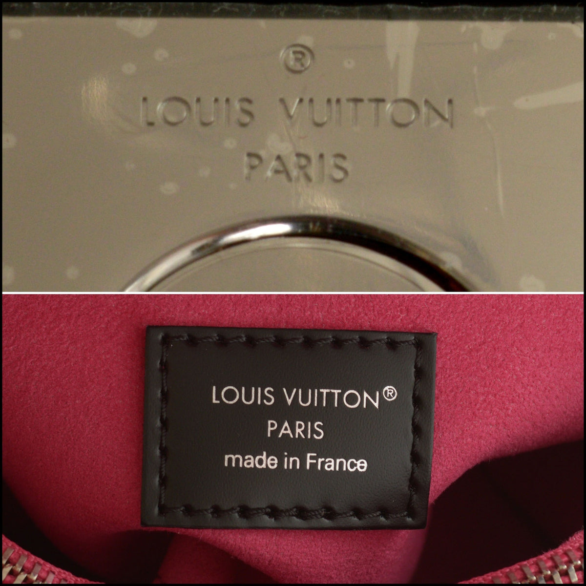 RDC15643 LOUIS VUITTON Black Epi Leather Cluny Mini With Long Strap