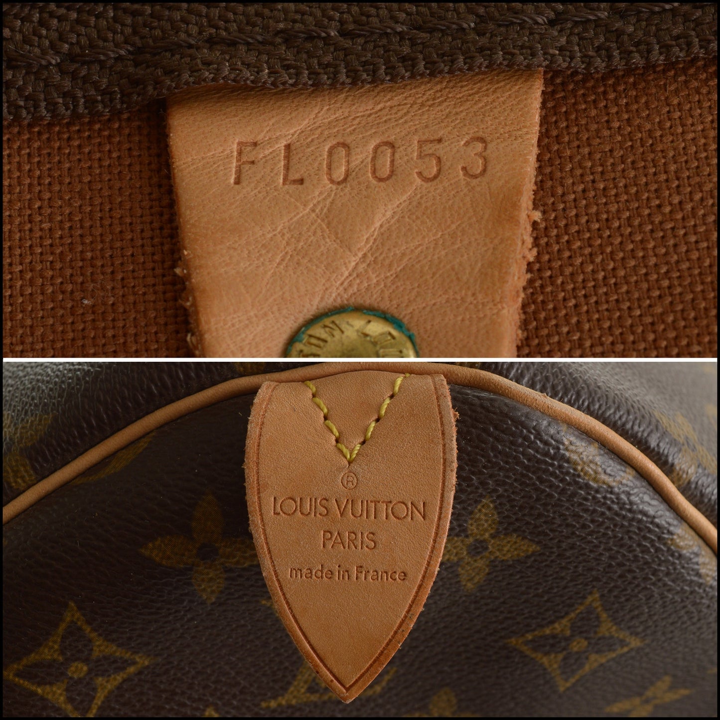 RDC15518 LOUIS VUITTON Brown LV Monogram Canvas Keepall 60 Travel Bag