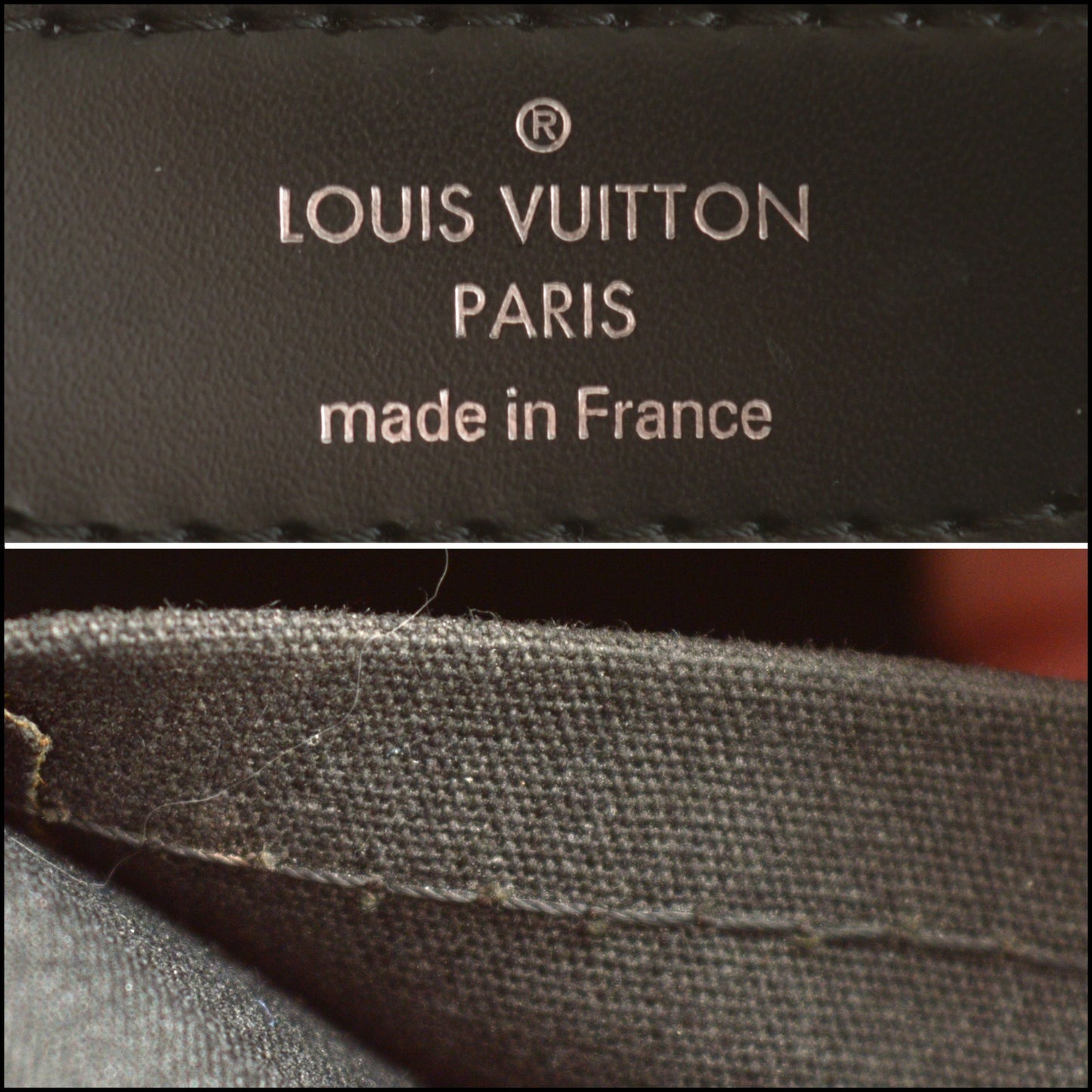 RDC15395 LOUIS VUITTON Black Epi Leather Brea Handbag