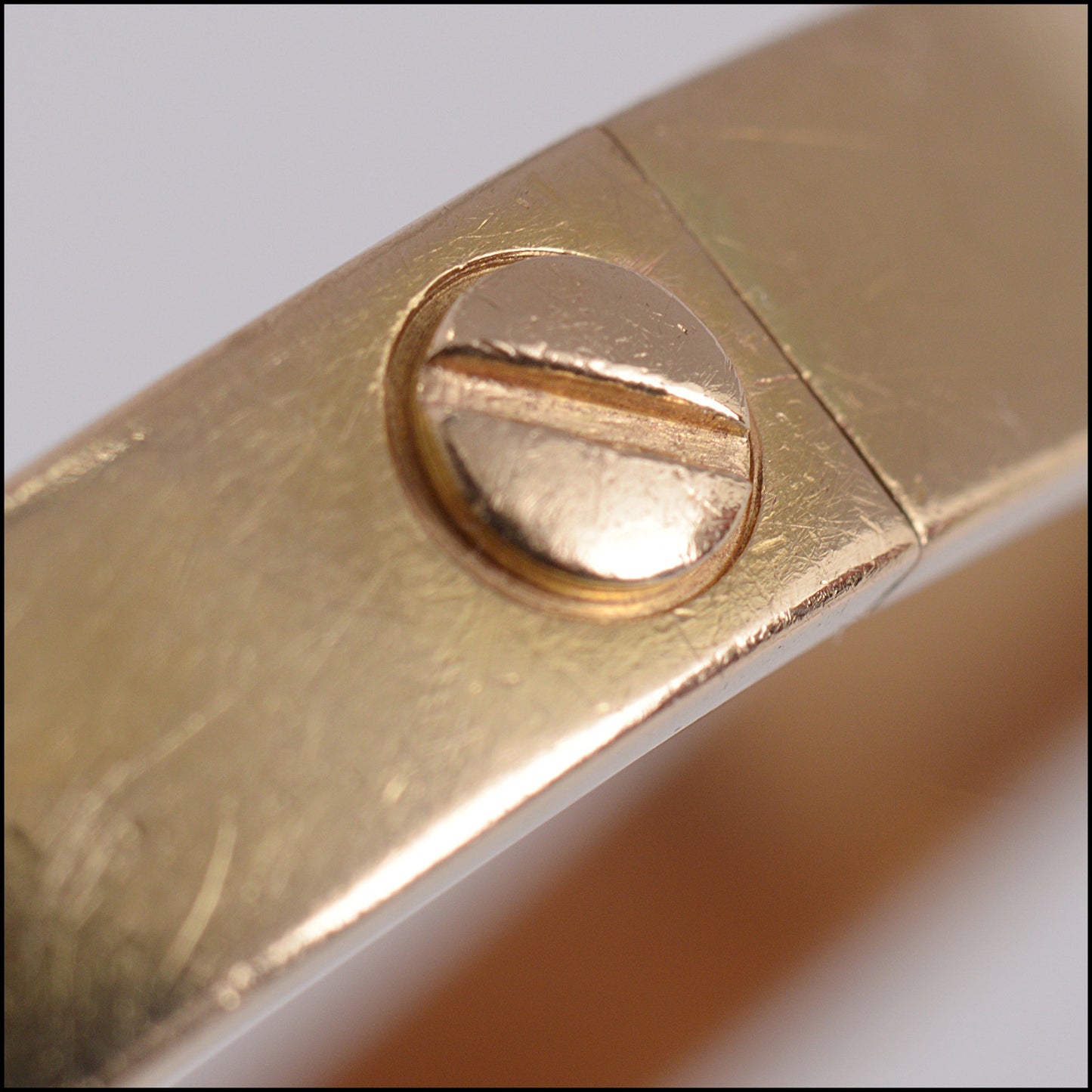 RDC14401 Authentic CARTIER Vintage 18K Yellow Gold Love Bracelet Classic Model size 19
