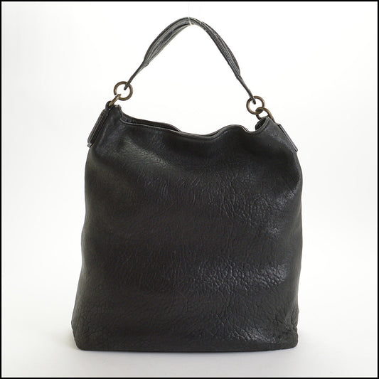 RDC14766 ALEXANDER WANG Black Leather Studded Darcy Hobo Bag
