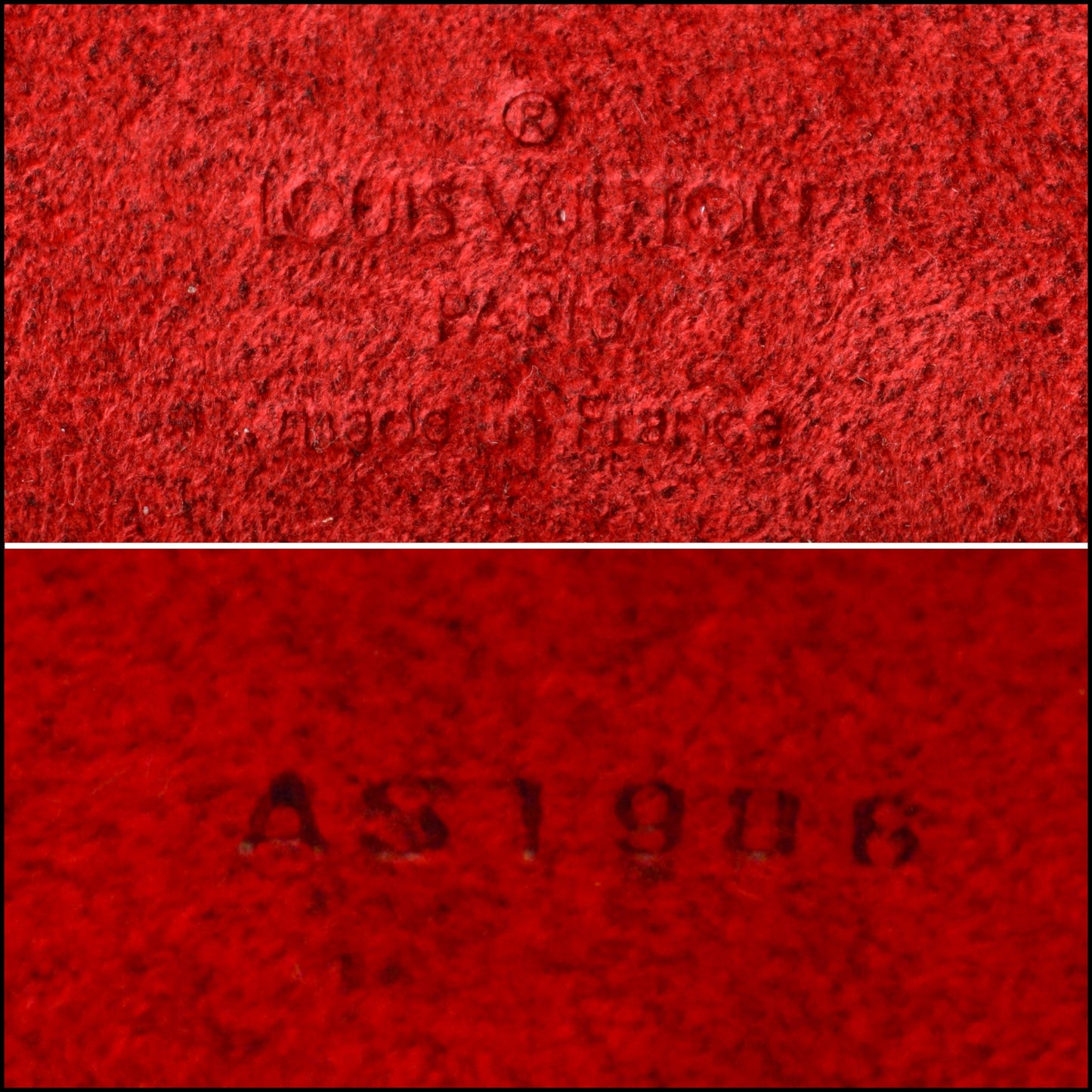 RDC15056 LOUIS VUITTON '96 Red Epi Leather Cannes Handbag