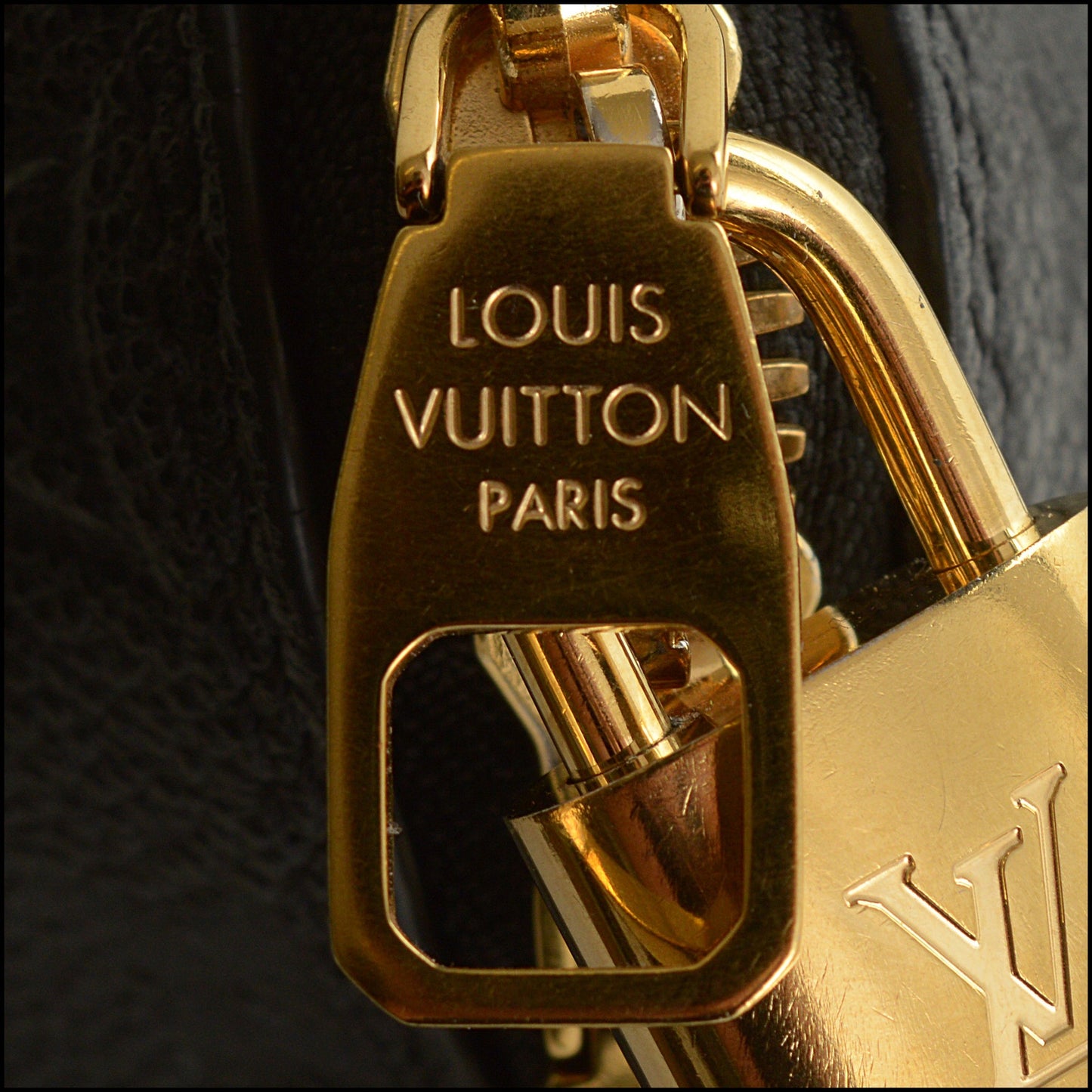 RDC15469 LOUIS VUITTON Black Empreinte Monogram Leather Neo Alma