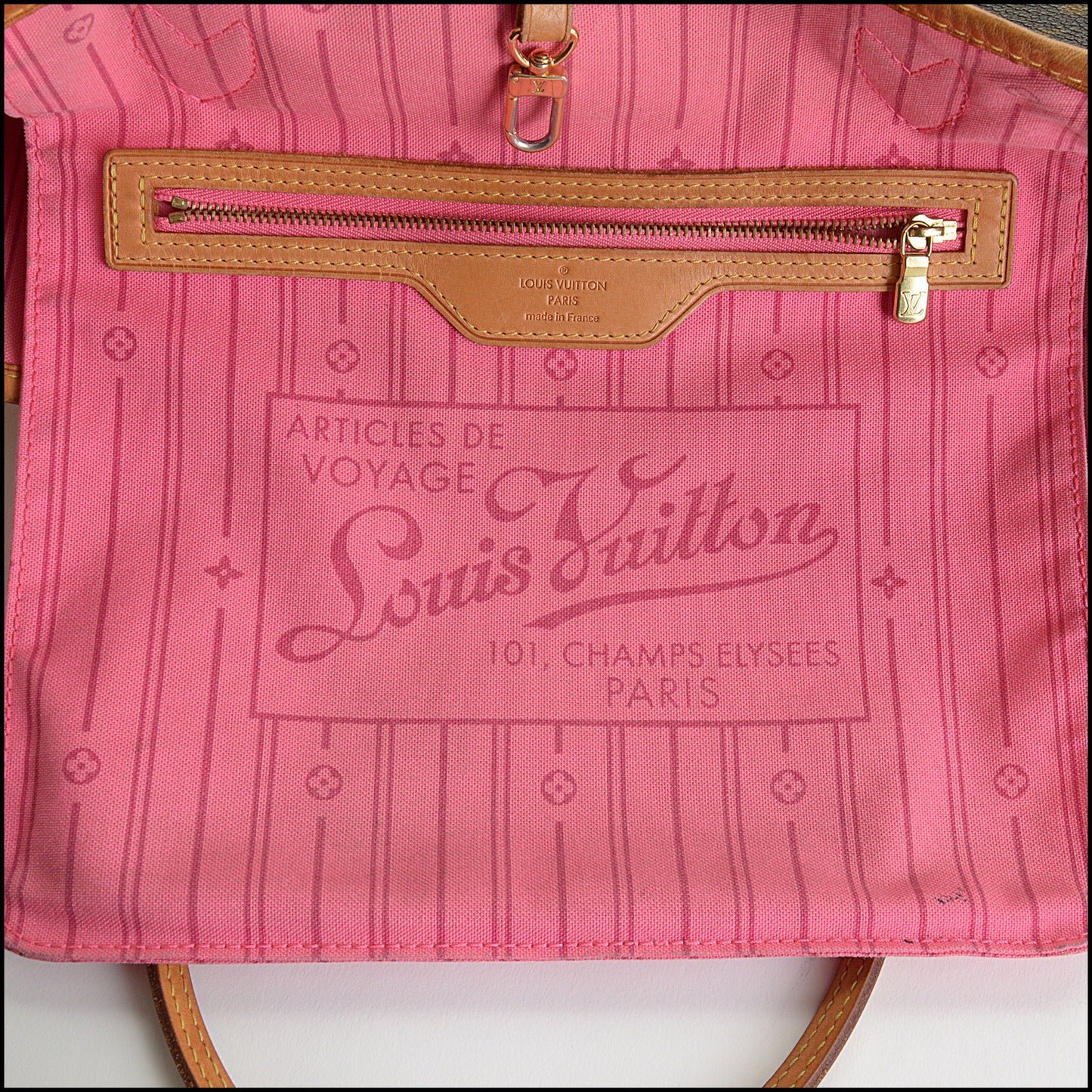 RDC15016 LOUIS VUITTON '08 Stephen Sprouse Roses Monogram Neverfull Tote Bag