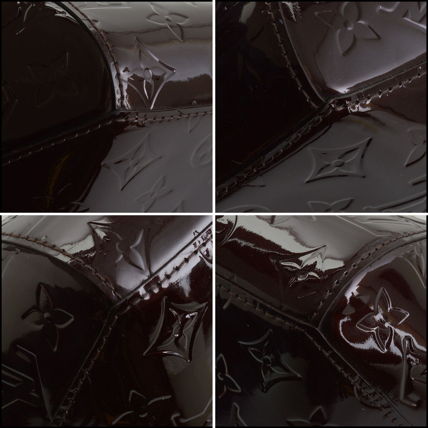 RDC14500 LOUIS VUITTON 2011 Amarante Monogram Vernis Sherwood PM