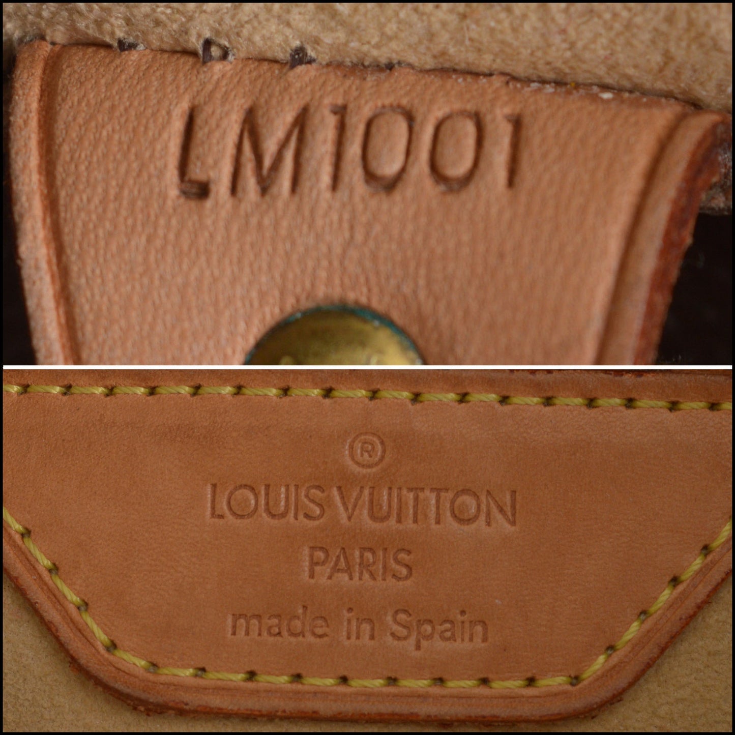 RDC14882 LOUIS VUITTON '01 LV Monogram Looping GM Bag