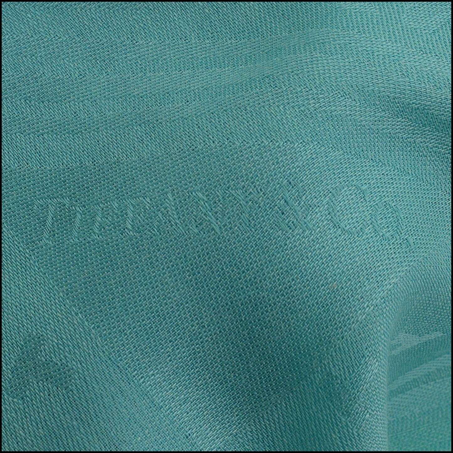 RDC15225 TIFFANY & CO. Blue Dancing T Silk and Wool Scarf 140cm