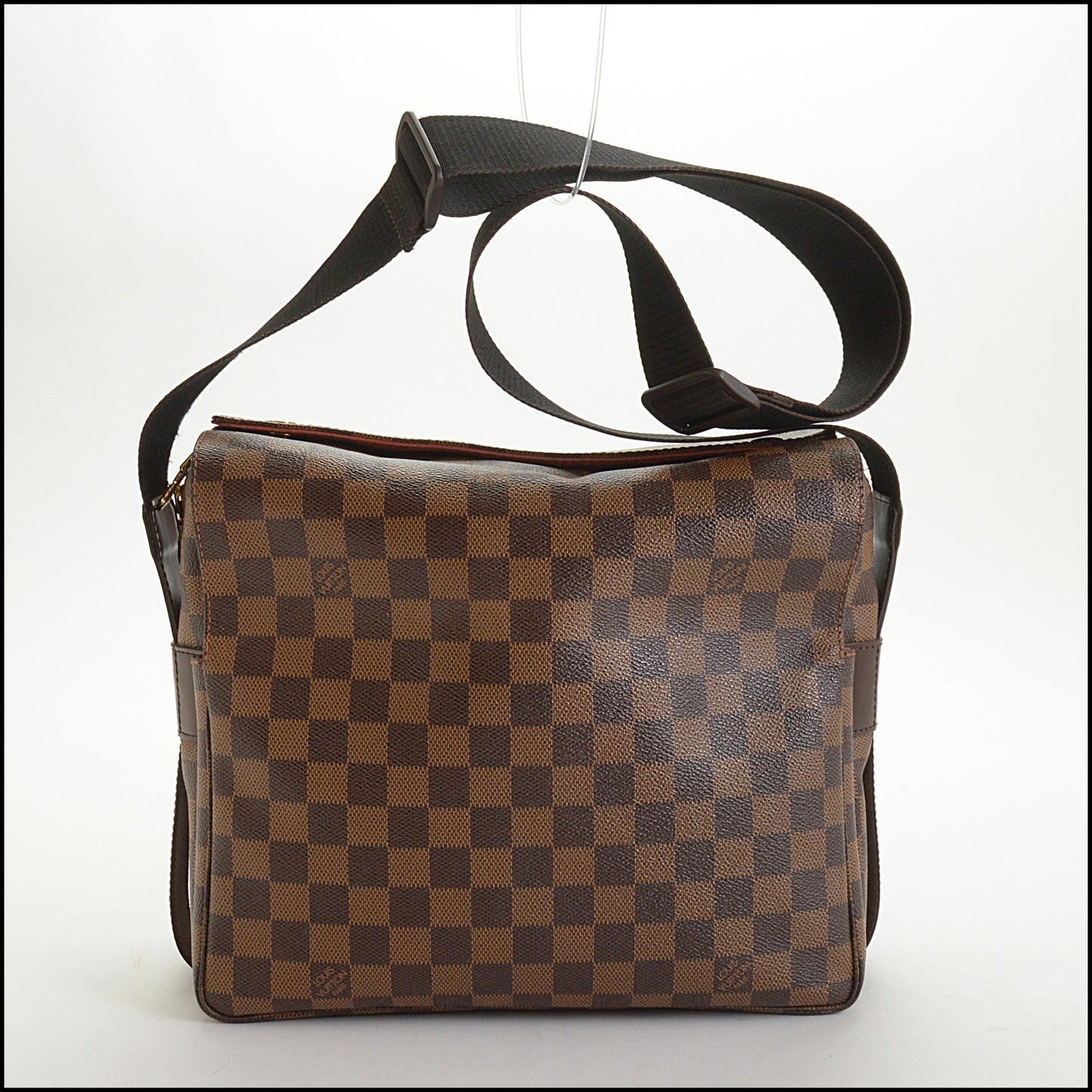 RDC14880 LOUIS VUITTON '02 Damier Ebene Naviglio Messenger Bag