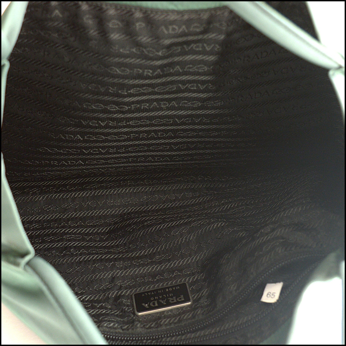 RDC15423 PRADA Dark Green Tessuto Nylon Bag