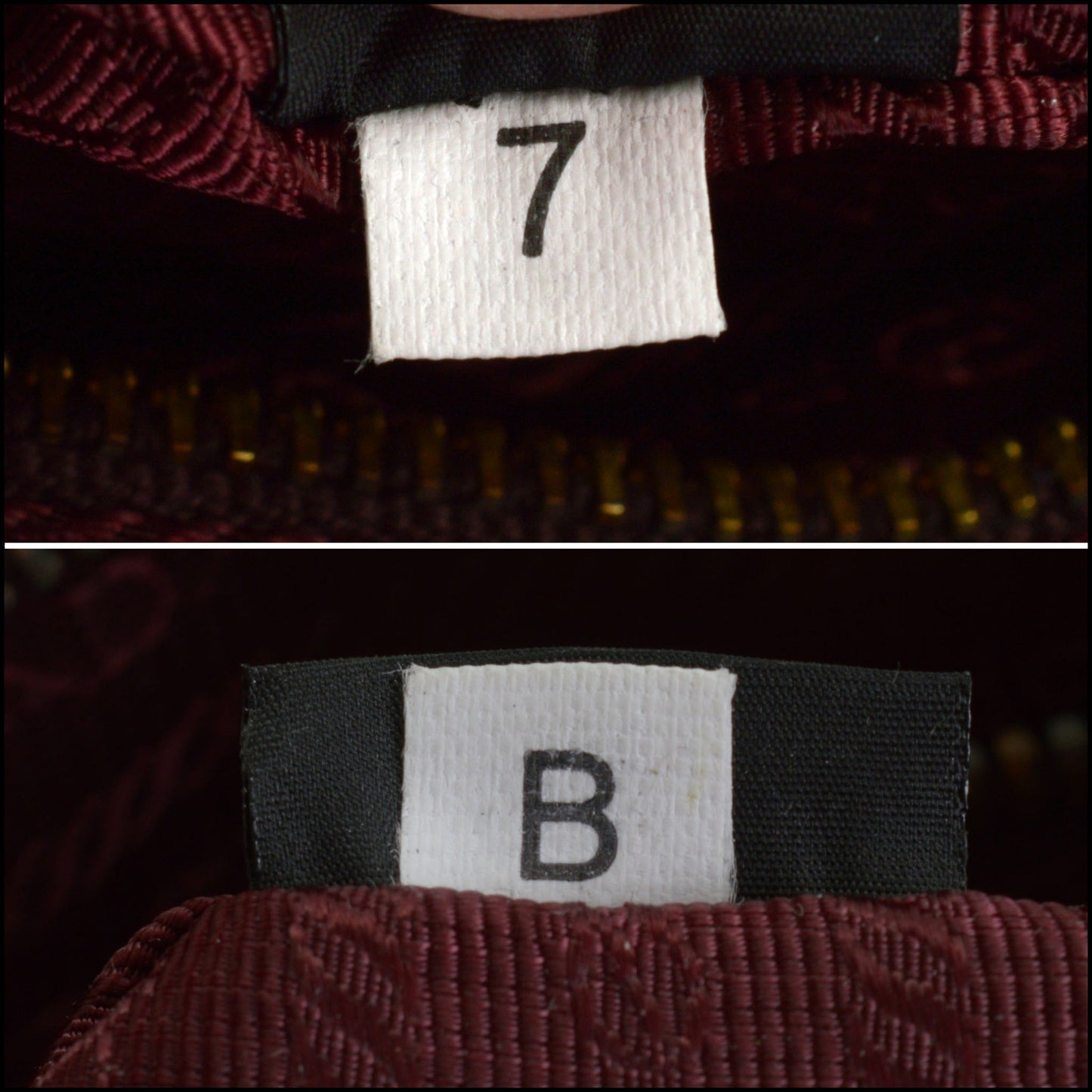 RDC14974 PRADA 2010 Bordeaux Tessuto Nylon & Saffiano Leather Bandoliera Bag