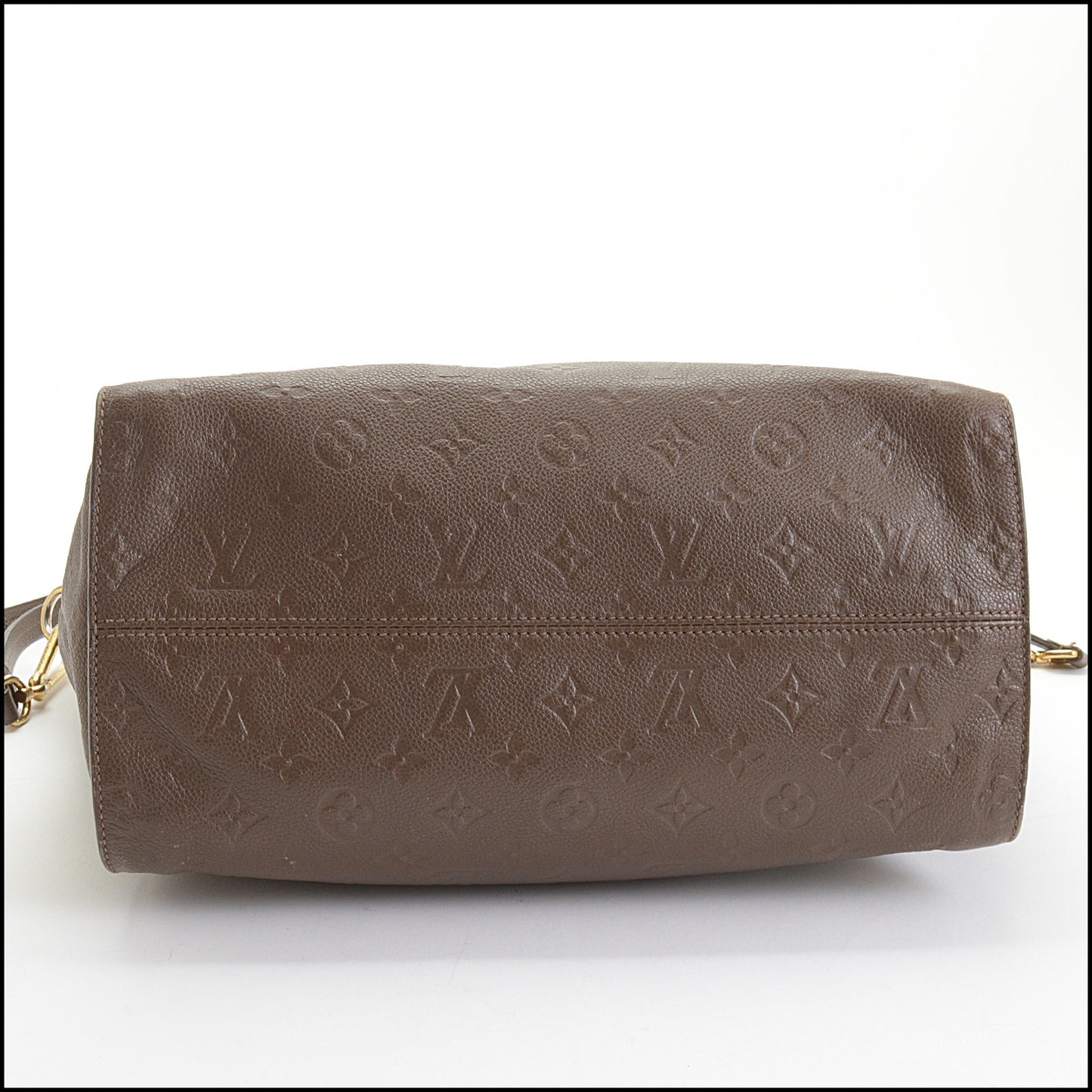 RDC14146 Authentic LOUIS VUITTON '11 Taupe Monogram Leather Lumineuse Bag