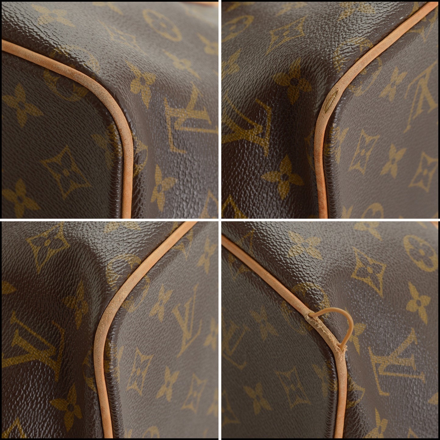 RDC15535 LOUIS VUITTON 2013 Brown LV Monogram Canvas Palermo PM Bag