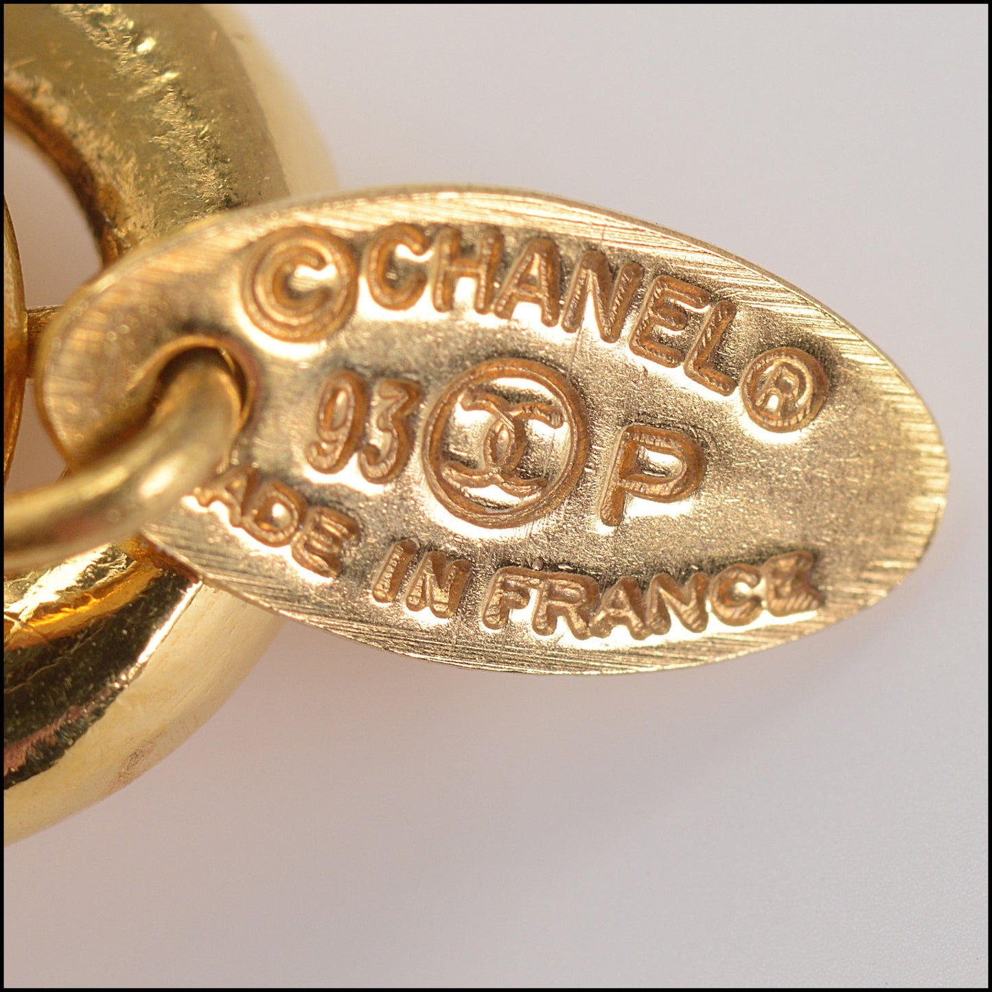 RDC14838 CHANEL Gold CC Chain Belt